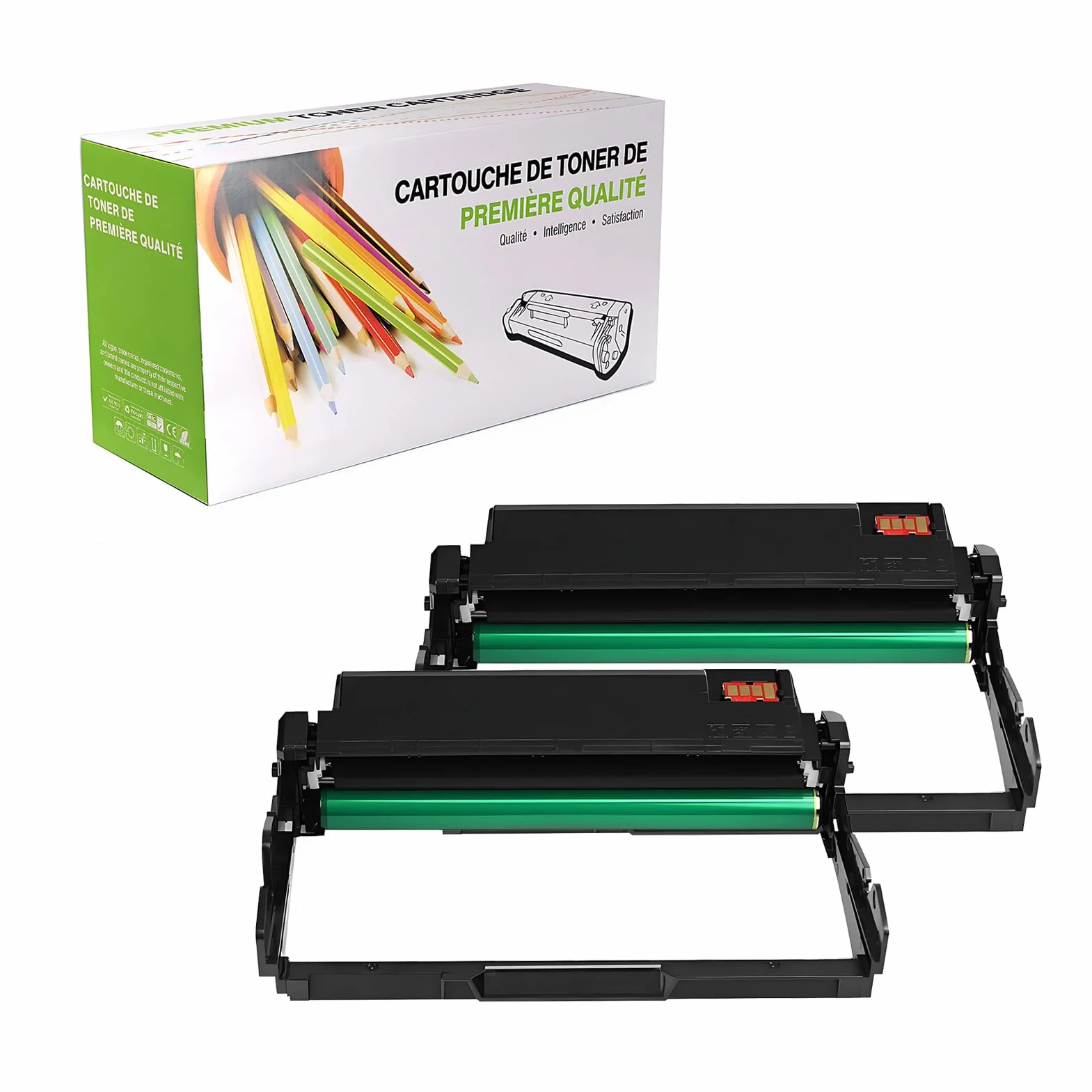 Kompatybilny zamiennik zespołu bębna dla HP W1006 W1006AC do użytku z HP Laser 407NK drukarką,(czarny – 30000 stron),2 pack