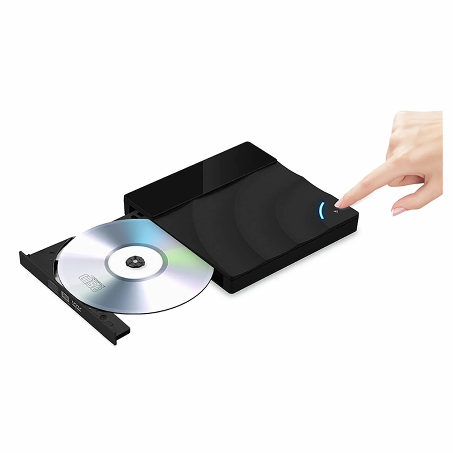 Przenośny odtwarzacz DVD,Odtwarzacz DVD, Przenośny szybki USB 3.0 CD DVD-RW Napęd optyczny Zewnętrzny czytnik dysków Slim Komputer stacjonarny Laptop Tablet Promocja Odtwarzacz DVD,for Home, Car(Oran