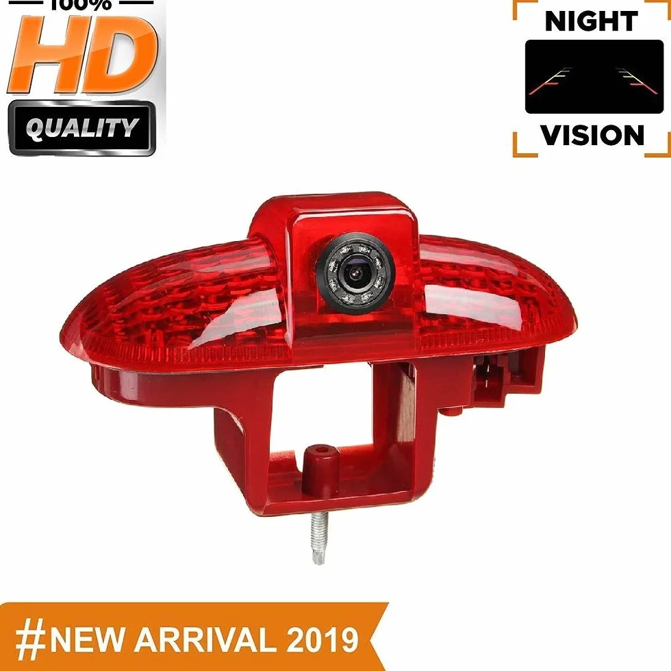 Auto trzeci dach Top Mount lampa hamowania kamera cofania do samochodu Renault Trafic,Opel Combo,Vauxhall Vivaro 2001-2014 + 7,0" monitor DVD TFT ekran samochodów ciężarowych wyświetlacz LCD
