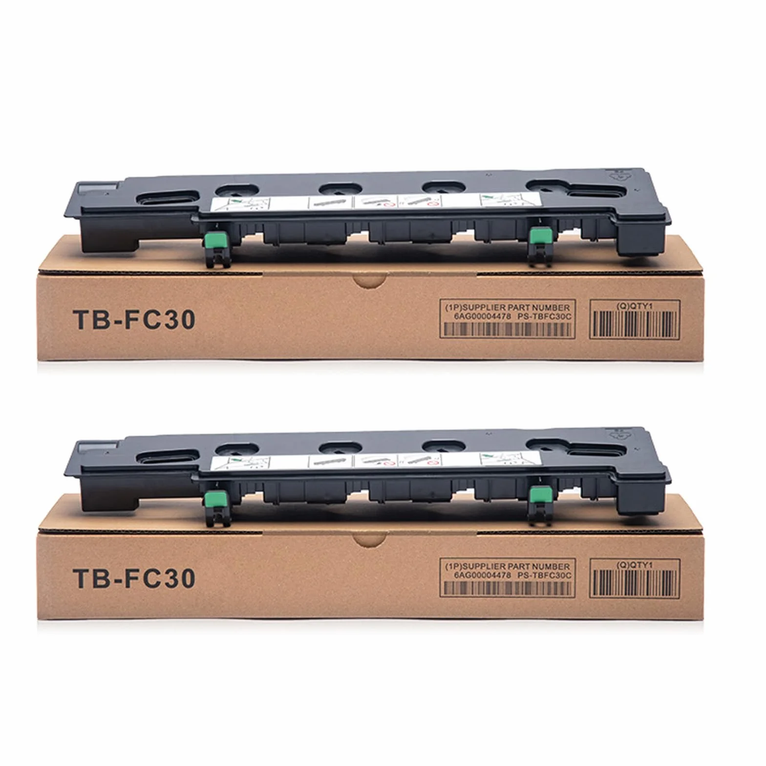 CAIDI Kompatybilny z używanym tonerem zamiennik Toshiba TB-FC30 TBFC30 Do stosowania z drukarkami Toshiba E-Studio 2050C 2051C 2500AC 2510AC 2550C 2551C 3015AC 3505AC (2 sztuki)