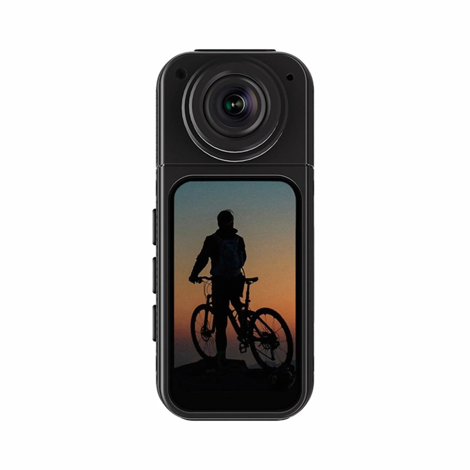 Kamera sportowa, Kamera 4K Action 360° Panoramiczna Wodoodporna Antywstrząsowa Kciuk Noszona Przenośna Kamera Do Pracy Podróży Sportowa Części Kamery,do jazdy na rowerze, motocyklu