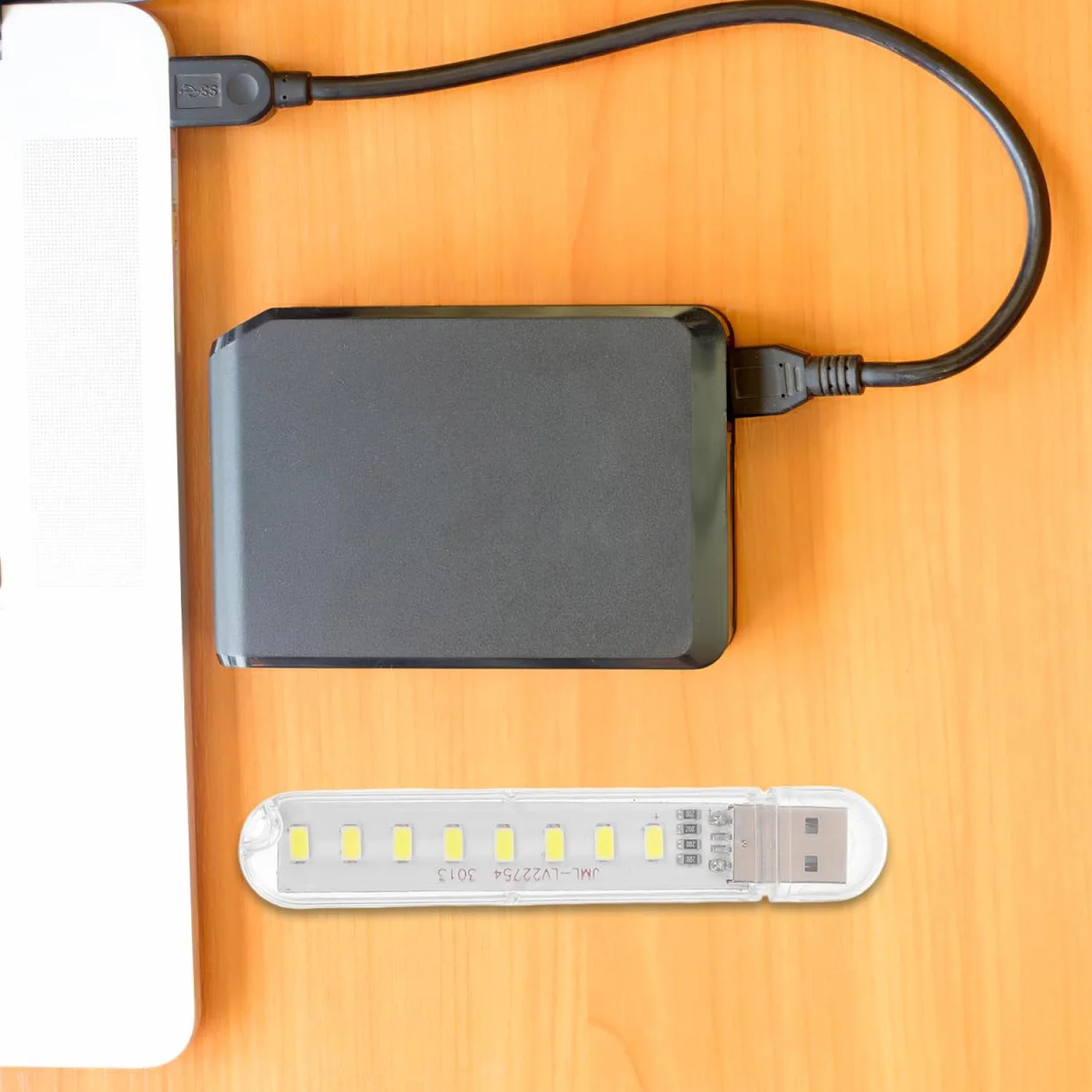 Mini lampka do czytania USB LED 4 sztuki przenośna ściemniana lampa stołowa
