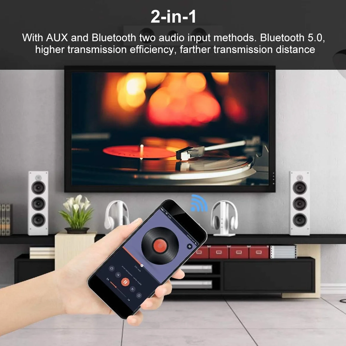 Płytka wzmacniacza subwoofera Bluetooth Hifi Stereo 2.1 z regulacj? tonów wysokich i niskich 220 W * 2 + 350 W 18 V-38 V modu? wzmacniacza mocy Audio wej?cie AUX