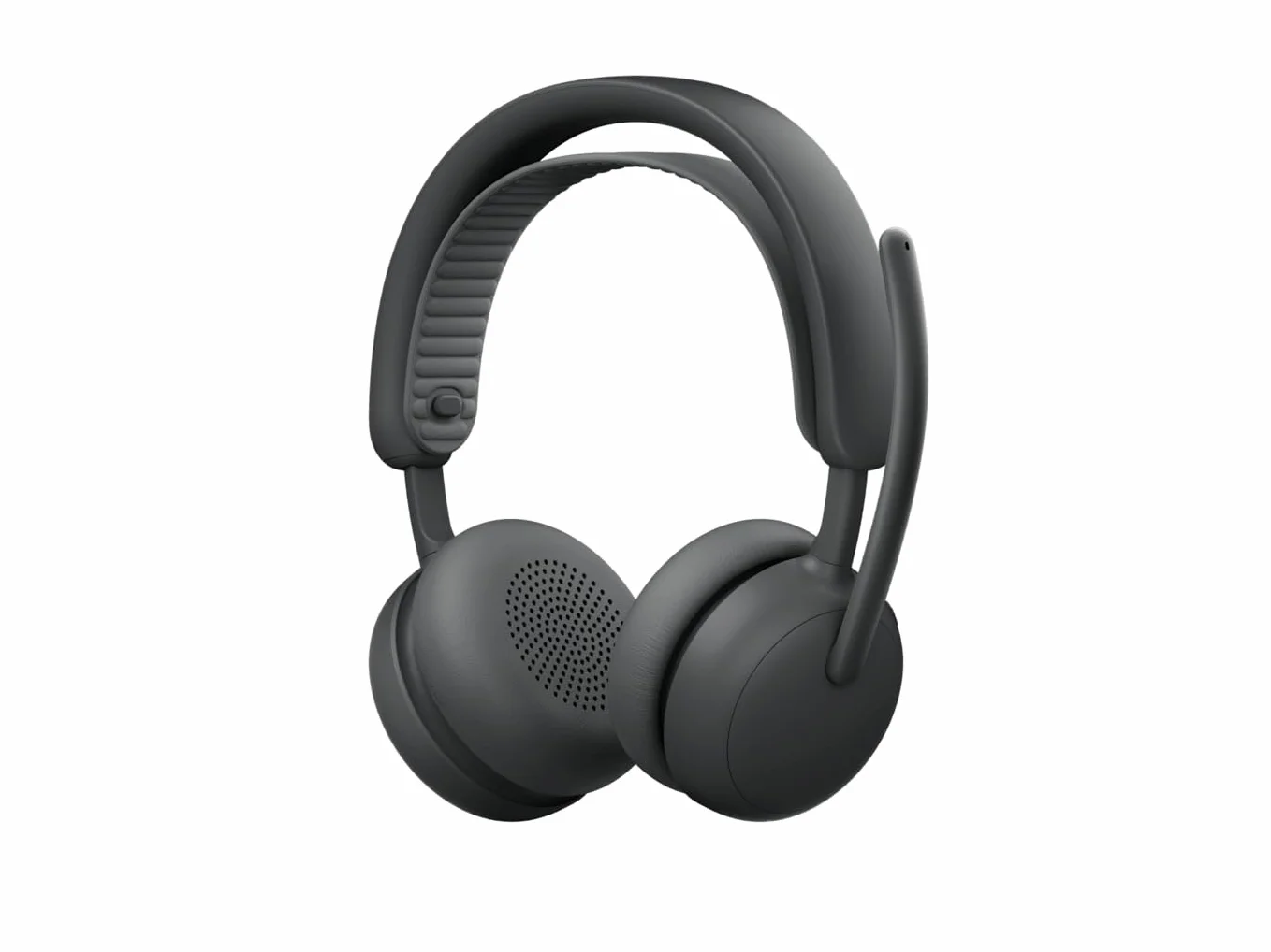 Logitech Zone Wireless 2 ES for Business bezprzewodowy zestaw słuchawkowy z redukcją szumów z adaptacyjnym hybrydowym ANC, Bluetooth, USB-C i USB-A, zoom i certyfikat Google, grafitowy