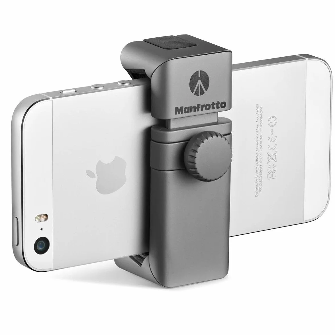 Manfrotto MTWISTGRIP uniwersalny zacisk do smartfona, srebrny
