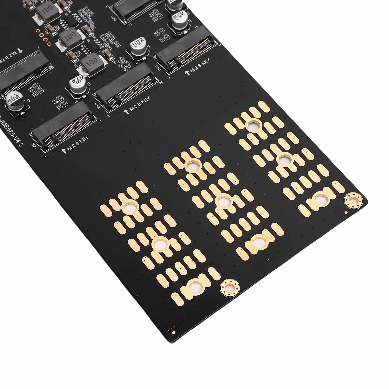 Cuifati M.2 PCIE do M.2 Serial ATA Ssd Adapter, 5 Szczeliny M.2 PCIE Karta Ekspansji, PCIE i Szeregowe Protokoły ATA, M. 2 PCIE do M. 2 Adapter Ssd, dla 2 280 2 260 2 24 2 2 2