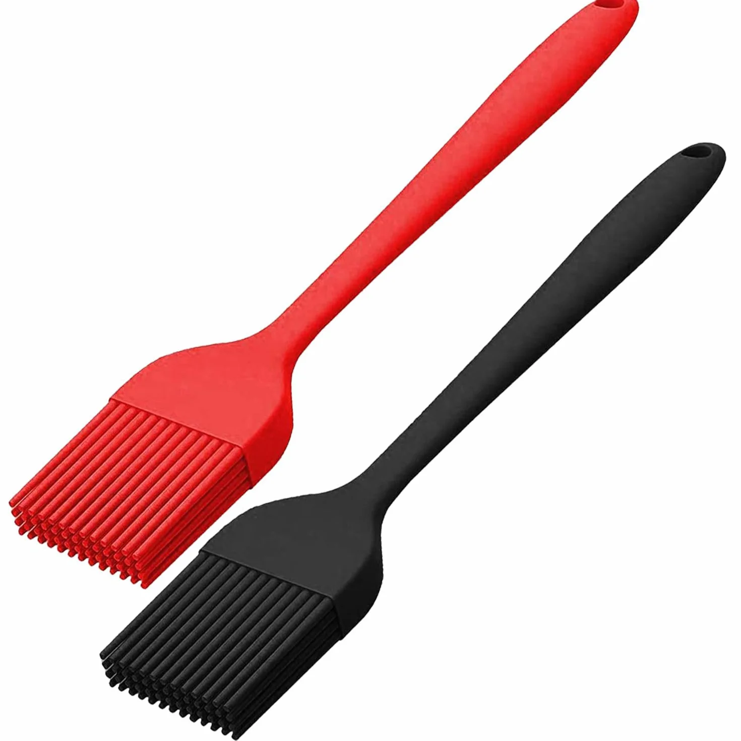 Silikonowe pędzle kuchenne zestaw 2 sztuk 21 cm do gotowania BBQ