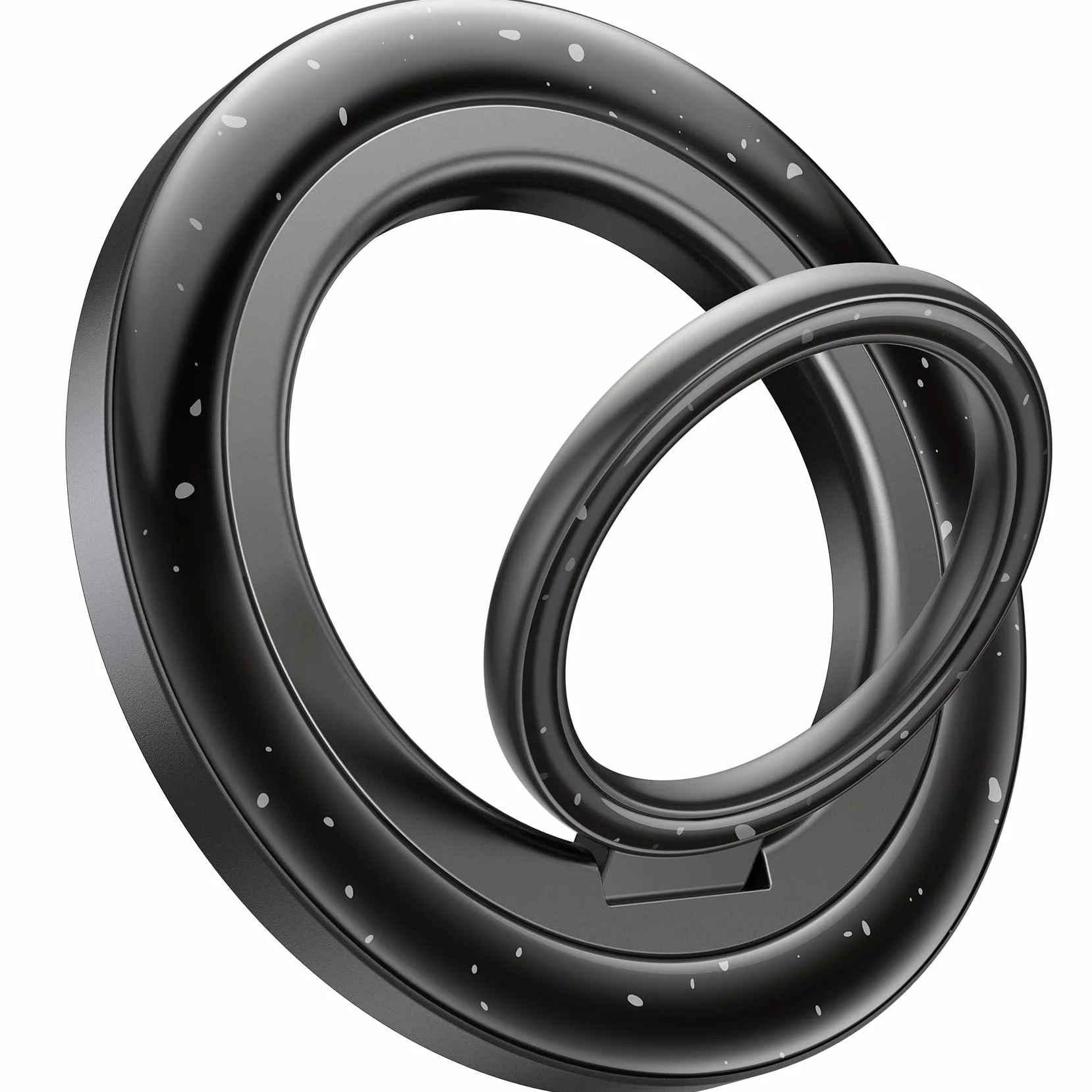 Lamicall Magnetyczny Pierścień Uchwyt -[Ulepszony szczęk]360 stopniowo obracalny uchwyt stojak telefonu [Supermagnesem]dla 16 15 14 13 12 Series, Inne Pierścieniem Metalowym-Czarny