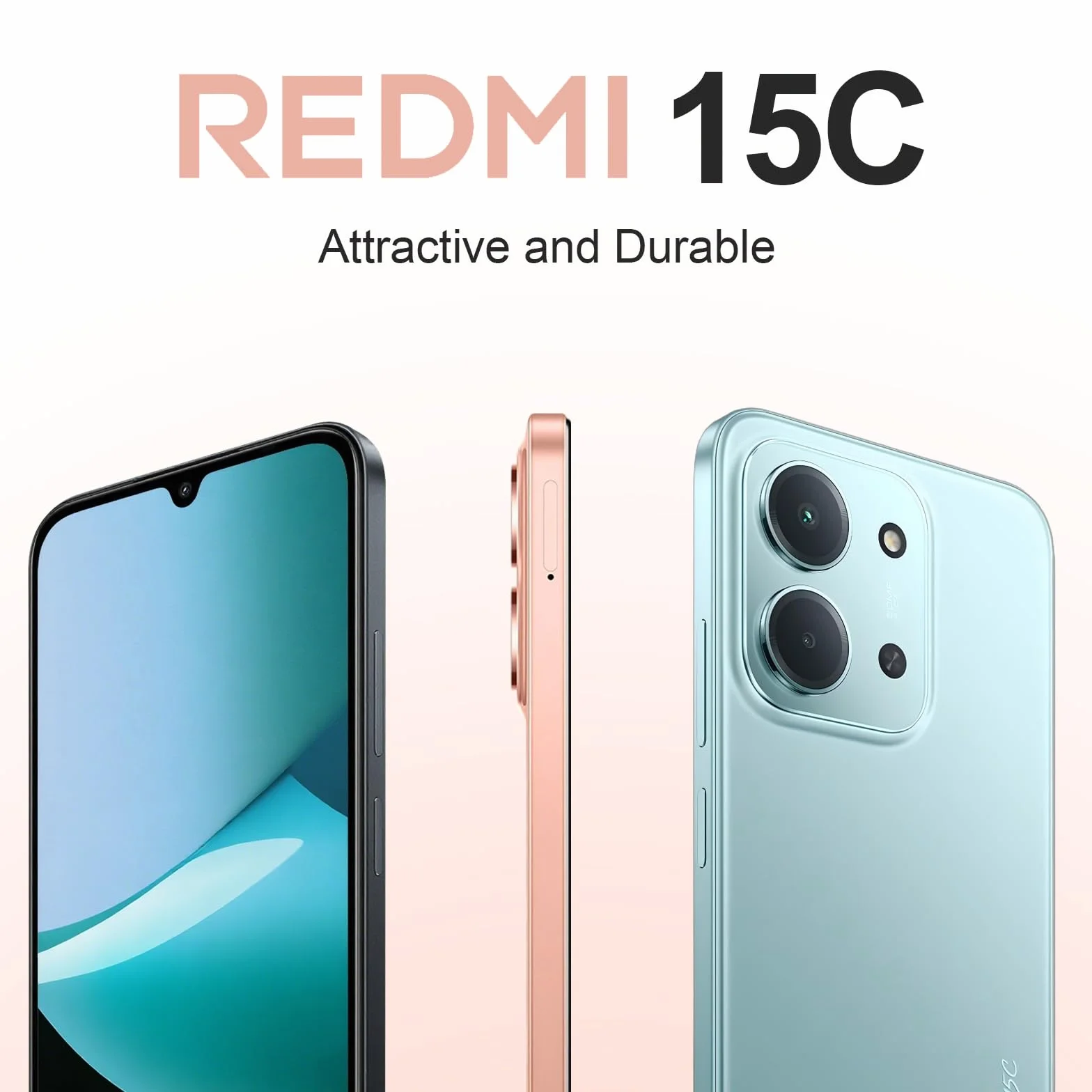 XIAOMI Redmi 15C Smartfon 4 GB / 128 GB 6,9" 50MP 120 Hz Dual SIM 4G 6000 mAh Twilight Orange