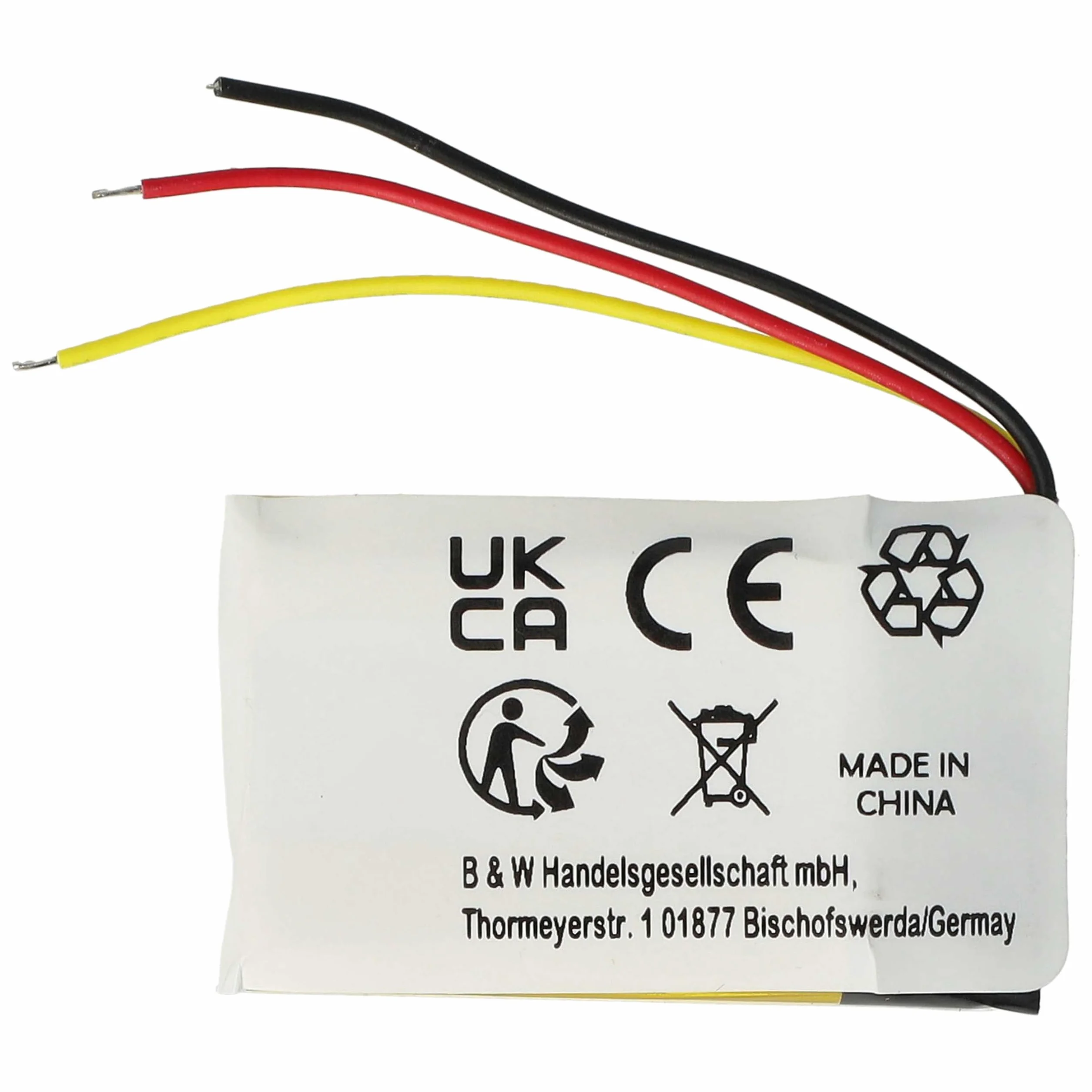 vhbw Bateria zamienna do Mio 338040000101, 402035 (1ICP5/21/36) do bezprzewodowych słuchawek (240 mAh, 3,7 V, litowo-polimerowy)