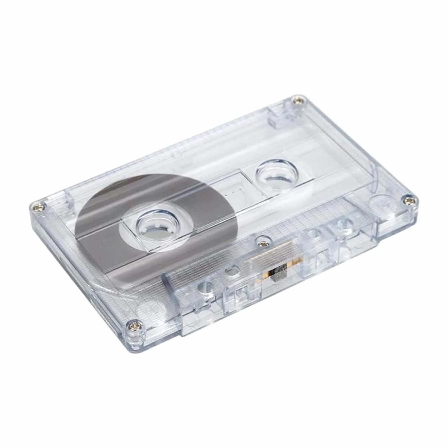 Puste kasety audio 4 sztuki czarne 60 minut taśmy magnetycznej