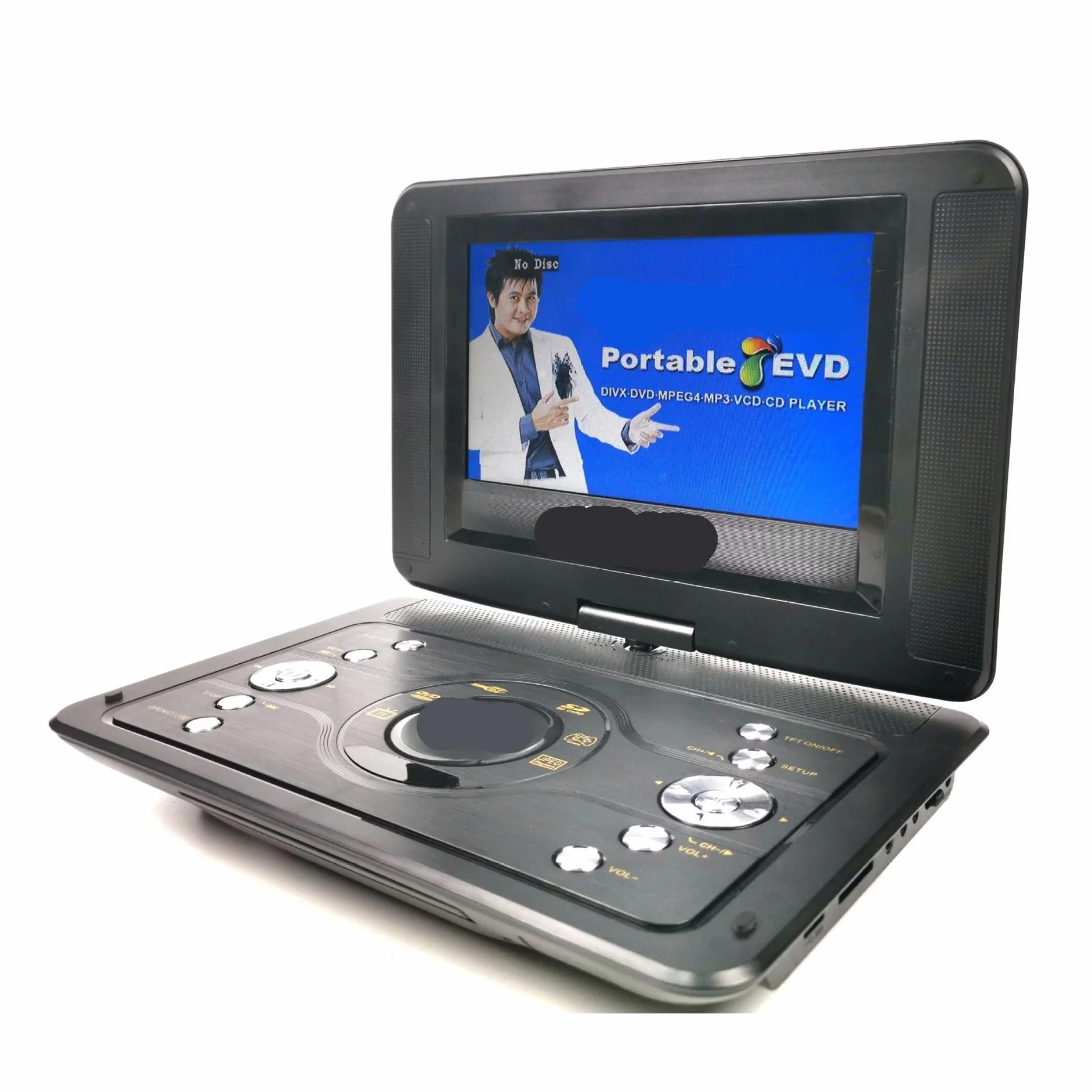 Odtwarzacz DVD, Przenośny domowy odtwarzacz HD DVD VCD CD Urządzenie multimedialne do odtwarzania filmów dla dzieci