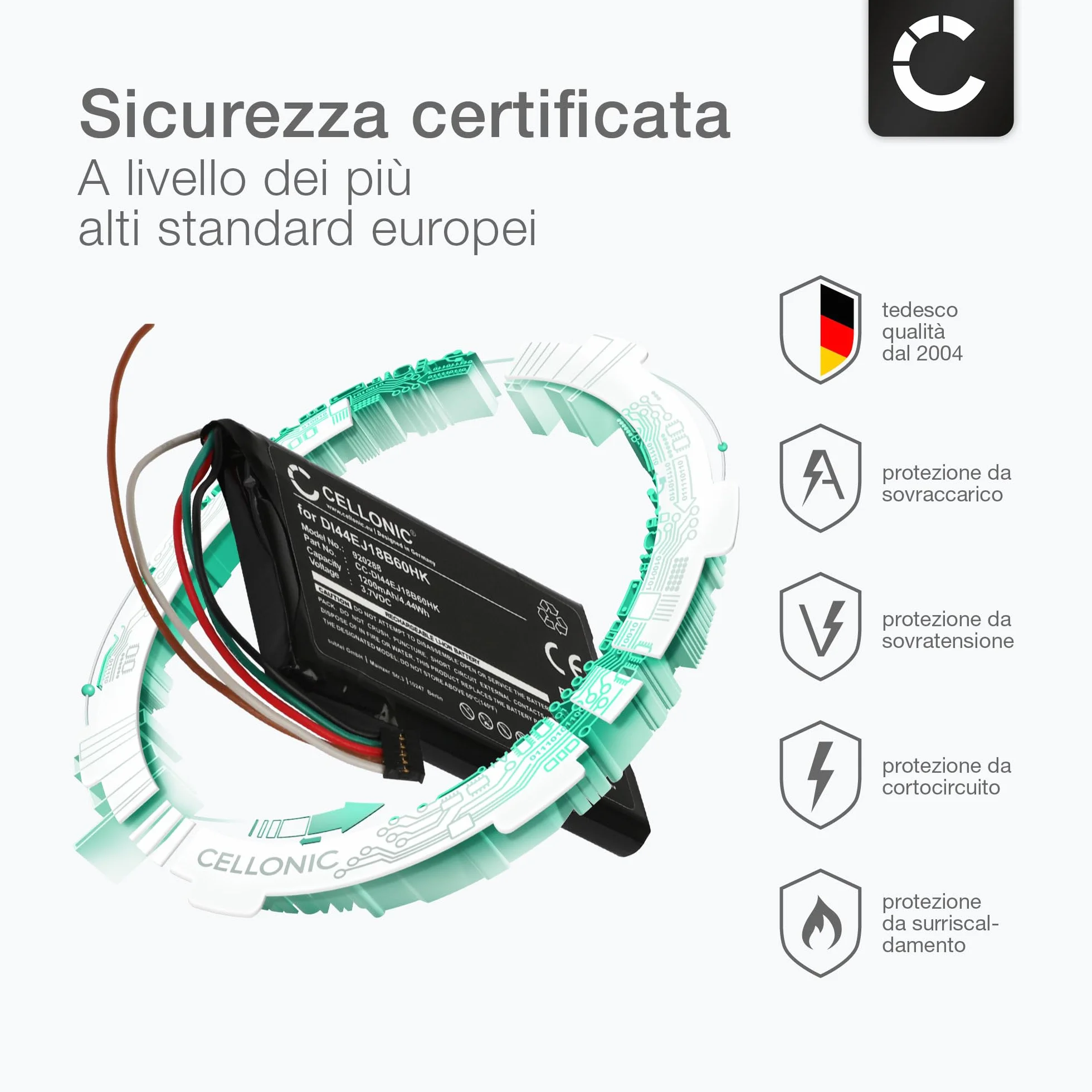 CELLONIC® Bateria 361-00035-06, 361-00035-15 1200mAh do Garmin Edge 1000 (010-01161-00) / Edge Explore 1000 System nawigacji GPS, wymienny akumulator