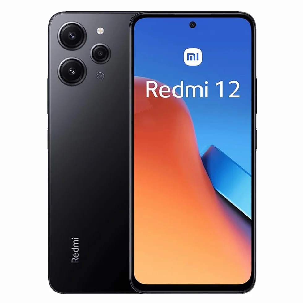 Xiaomi Redmi 12 Telefon, Czarny, 4+128 GB