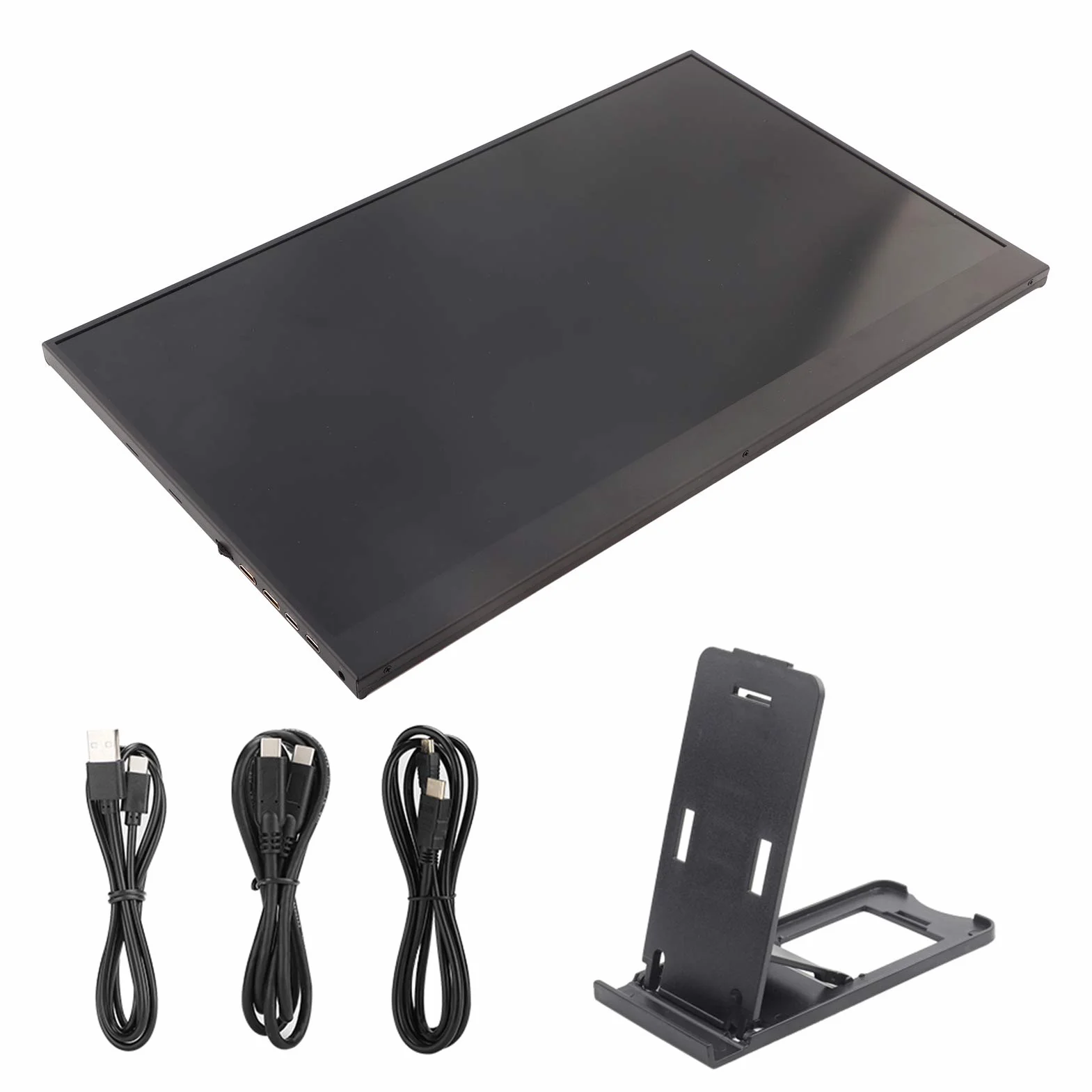 17,3-calowy przenośny wyświetlacz komputerowy IPS podzielony ekran 1080P obsługa wysokiej rozdzielczości dla HDMI / / dla / / dla konsol do gier, notebooków, komputerów