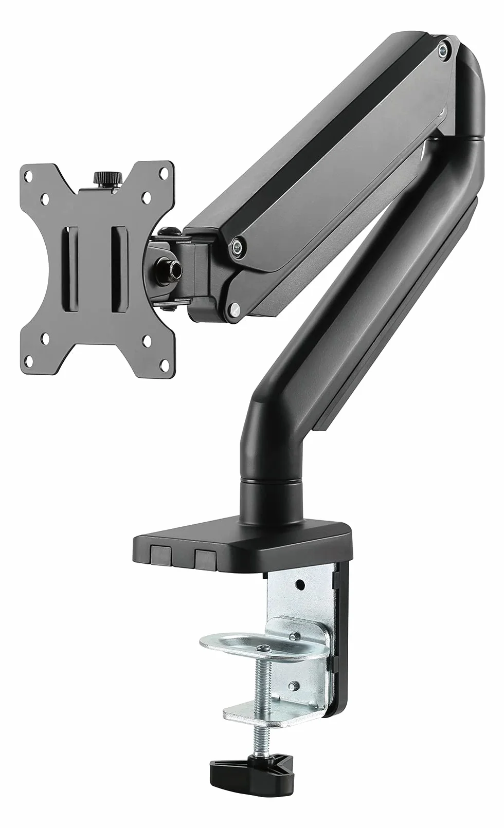 Deltaco ARM-0350 Płaski uchwyt na ekran biurkowy 81,3 cm (32") Zacisk/śruba czarna