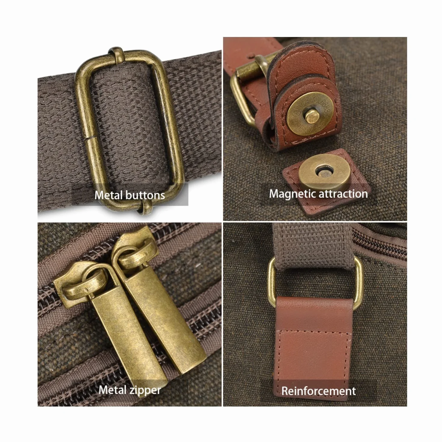Retro szara płócienna torba na ramię wodoodporna antykradzieżowa torba na ramię 2 sposoby użytkowania outdoorowej torby crossbody lub torby na aparat fotograficzny Panasonic Lumix DMC-GH4 DMC-GH3 DMC-GH2 DMC-GH1 lustrzany aparat, szary, Torba na ramię
