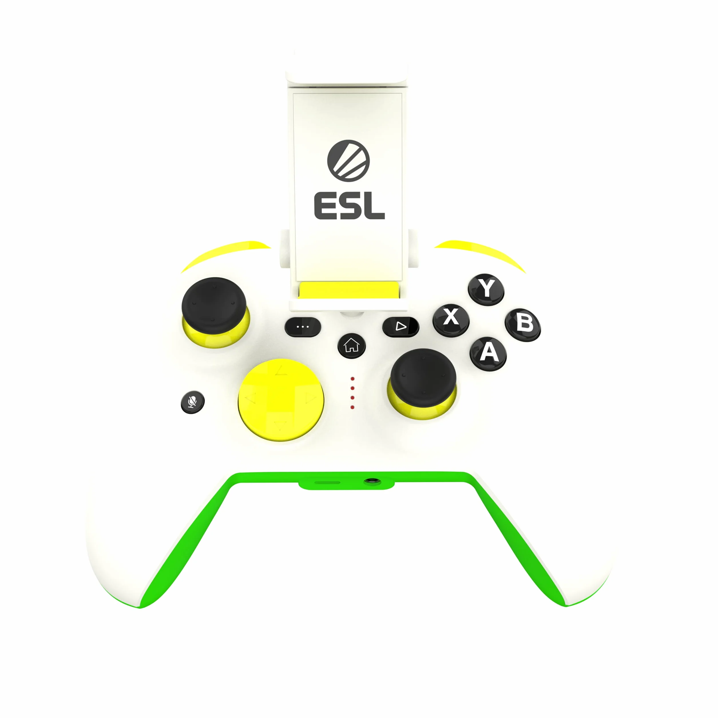 RiotPWR ESL Game Controller do smartfonów z systemem Android z USB-C, zapewnia bezproblemowy przepływ gry, Power Pass Through Charging, uchwyt ZeroG, ulepszony 8-drożny pad D, przycisk Share, gniazdo audio