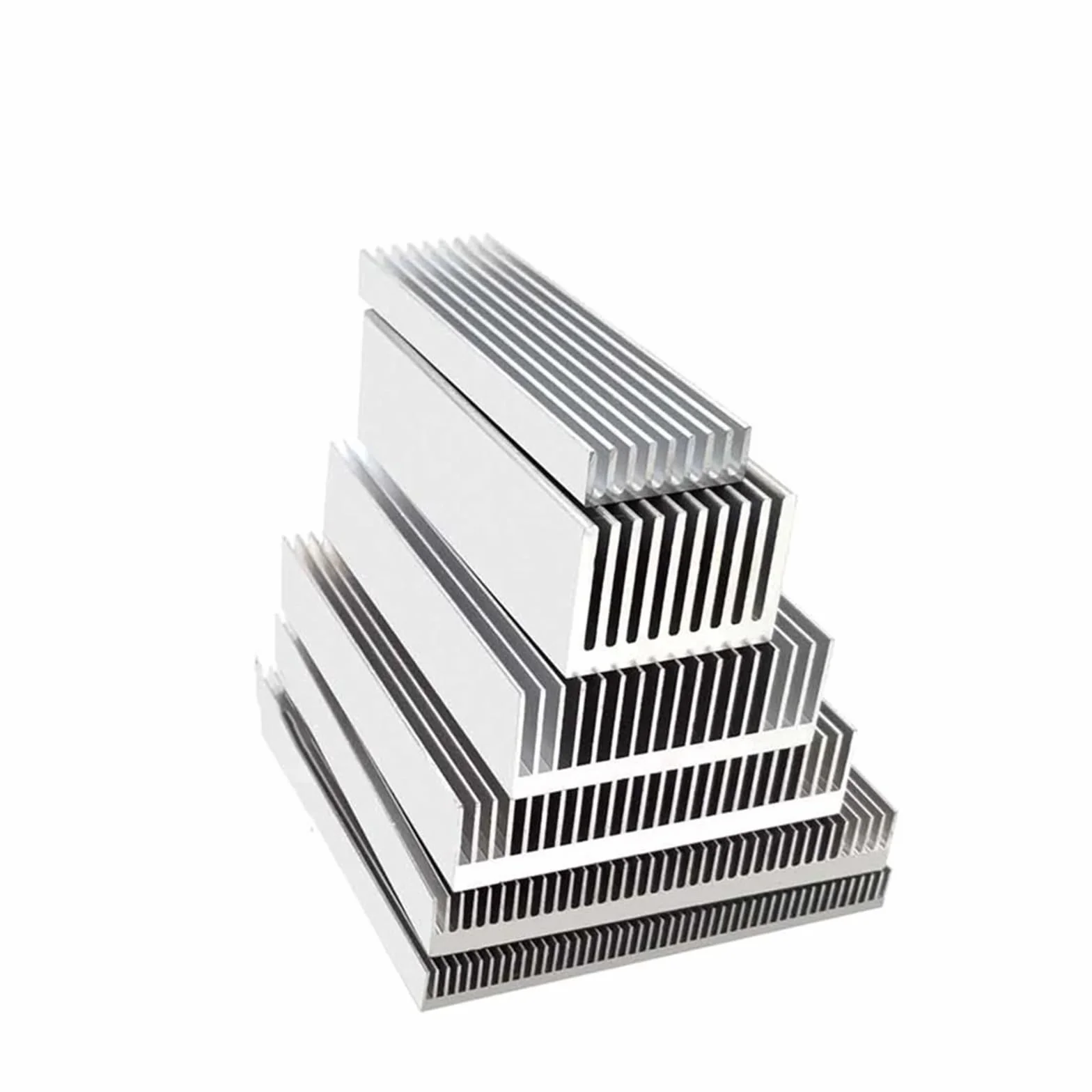 1 szt. aluminiowy grzejnik do ogrzewania CPU LED Power Supply with Backing Thermal Tape (SK20, długość 200 mm)