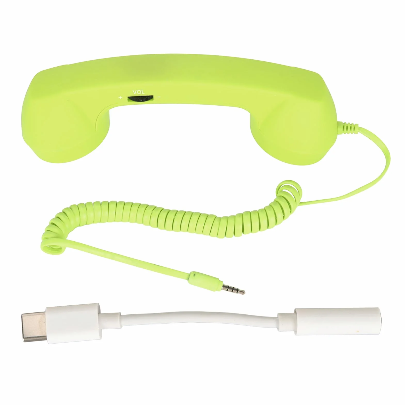 Słuchawka do Telefonu Komórkowego, Słuchawka Telefoniczna 3,5 Mm USB C Odporna na Promieniowanie, Słuchawkaa Telefonu w Stylu Retro, Ręczny Odbiornik Telefonu Komórkowego