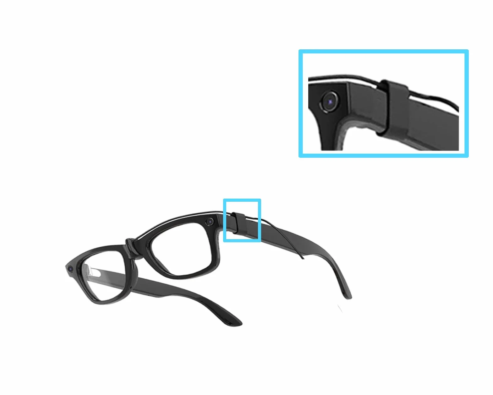 Kabel do ładowania typu C do inteligentnych okularów Ray-Ban Meta, 1,2 m, ładowanie podczas użytkowania, do podróży, powerbanku, laptopa, telefonu, ładowania samochodu, kompatybilny z Meta