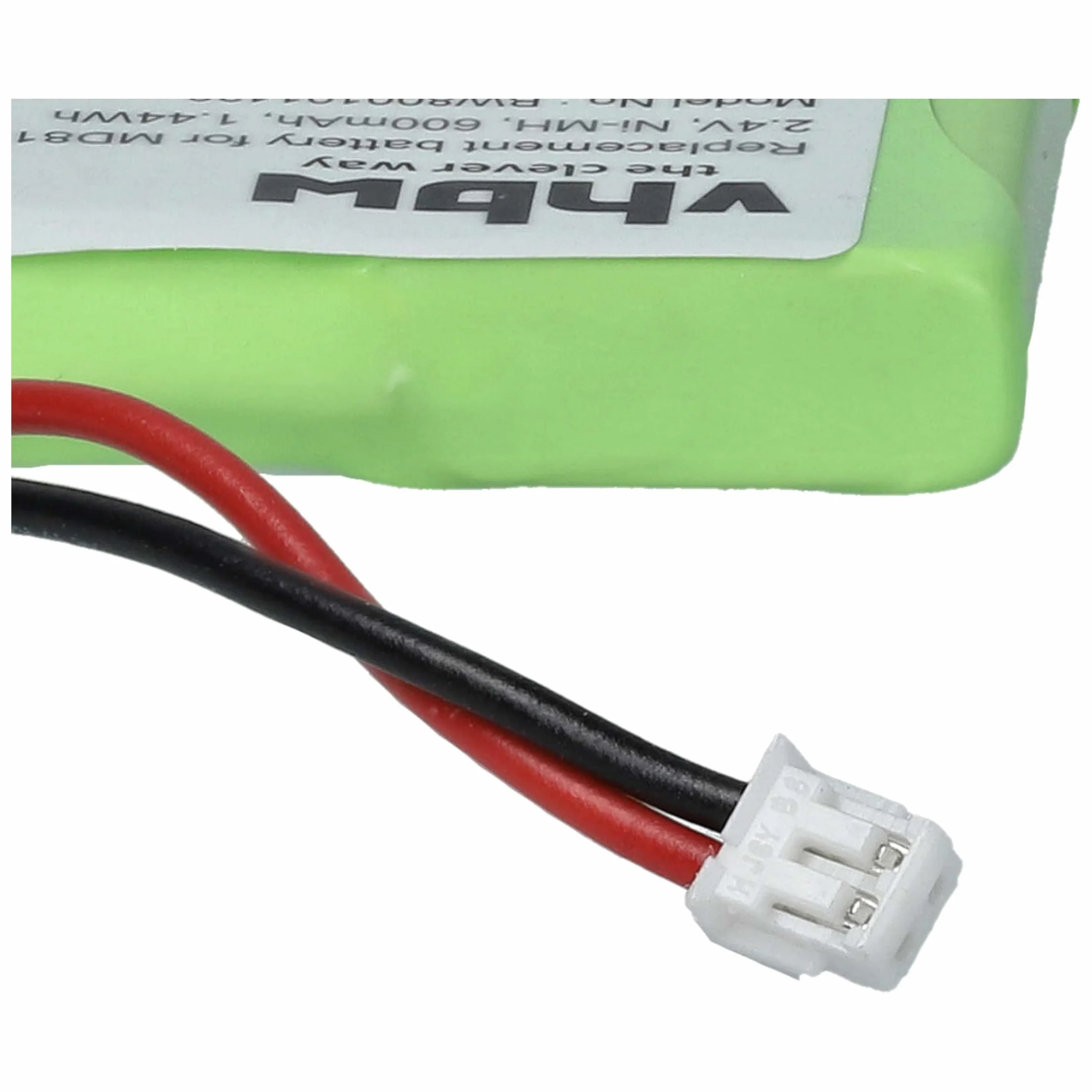 vhbw 2x Bateria kompatybilna z Xenios ICB010 ACB015 ACB010 ICB015 do telefonu stacjonarnego bezprzewodowego 600mAh 2,4V NiMH