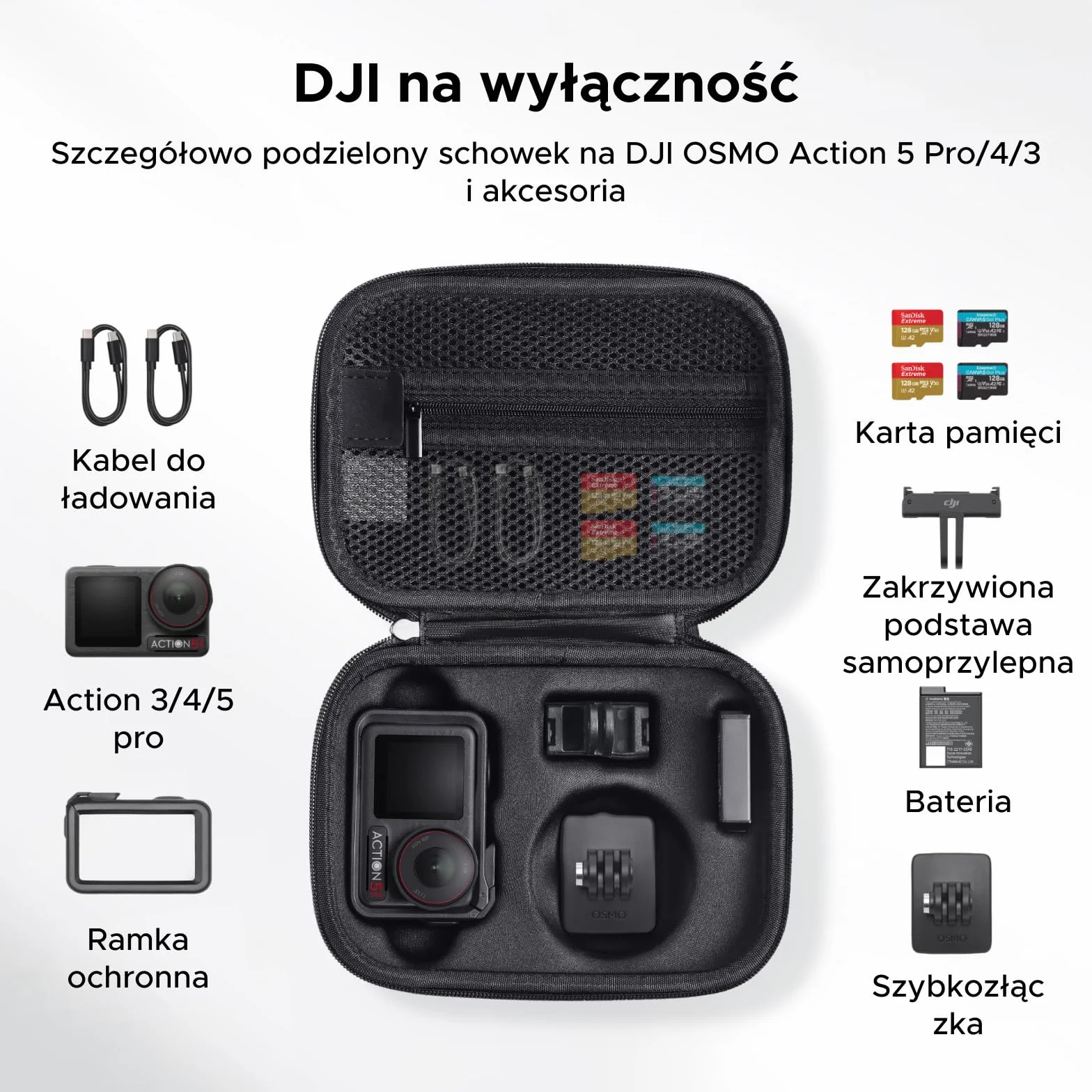 Pokrowiec ochronny UGREEN do DJI OSMO Action 5 Pro/4/3 czarny