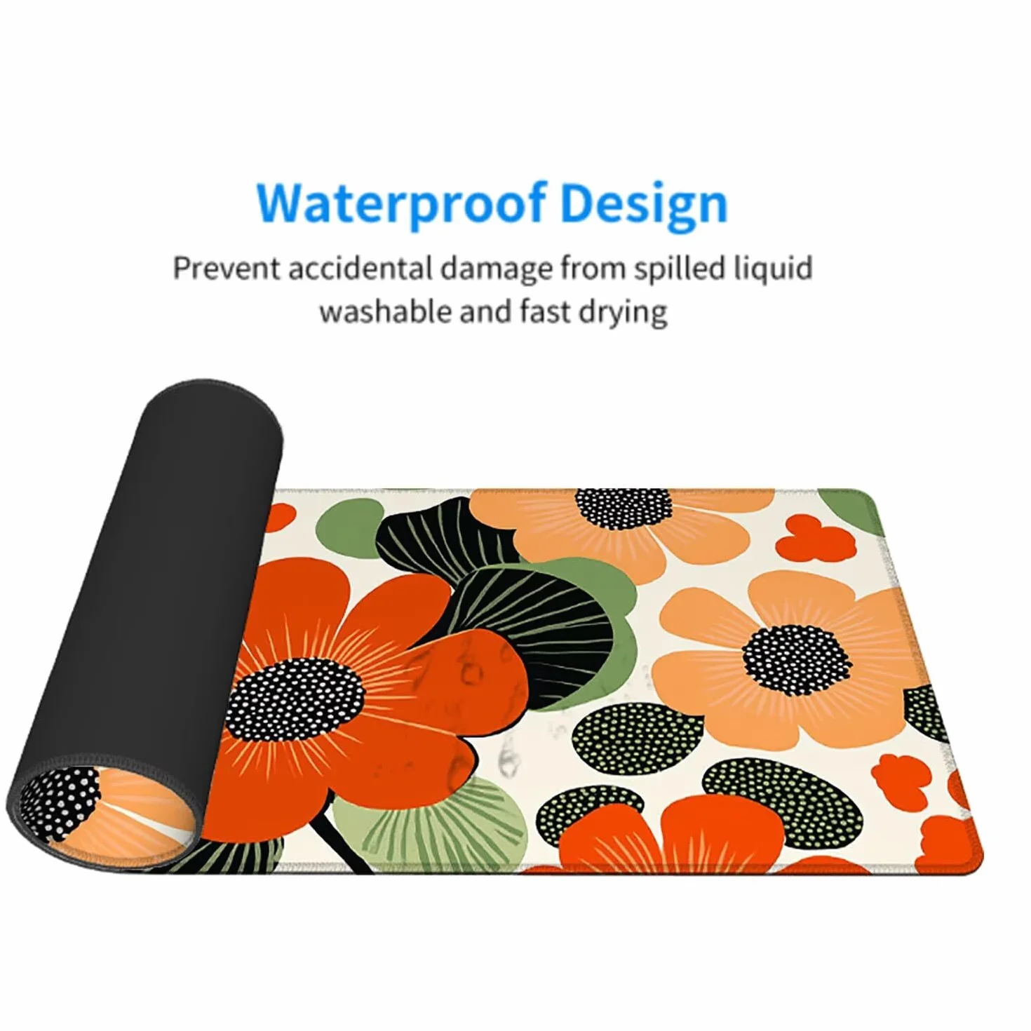 Abstrakcyjna podkładka pod mysz XXL 1400x600x3mm podkładka pod mysz do gier biurko duża podkładka pod mysz gracz kwiat akcesoria biurowe praca laptop klawiatura mysz szyte krawędzie antypoślizgowe w