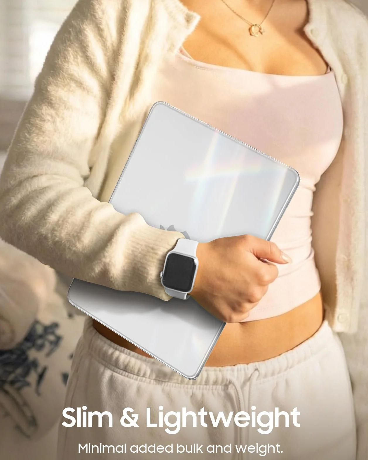 FINTIE Etui Kompatybilny z MacBook Neo 13 cali A3404 z Chipem A18 Pro 2026, Ultracienkie Przezroczysta Twarde Etui Ochronne, Przezroczysty