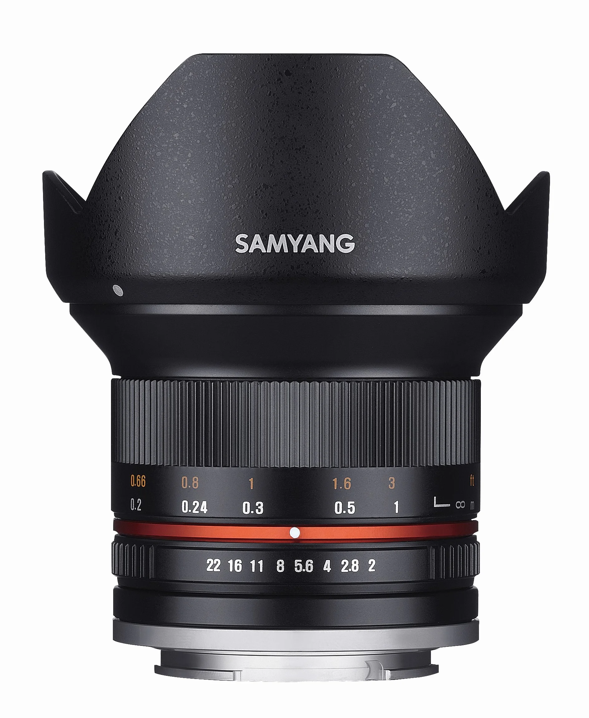 Samyang SY12M-E-BK 12 mm F2.0 Ultra szerokokątny obiektyw do aparatów Sony E, czarny