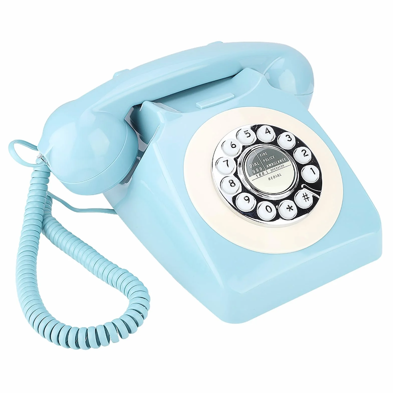 Yinhing Telefon Stacjonarny w Stylu Retro z Designem do Dekoracji Wnętrz Zakłócenia Elektromagnetyczne Zabytkowe Urządzenie Unikalny pomysł dla Kolekcjonerów i Entuzjastów