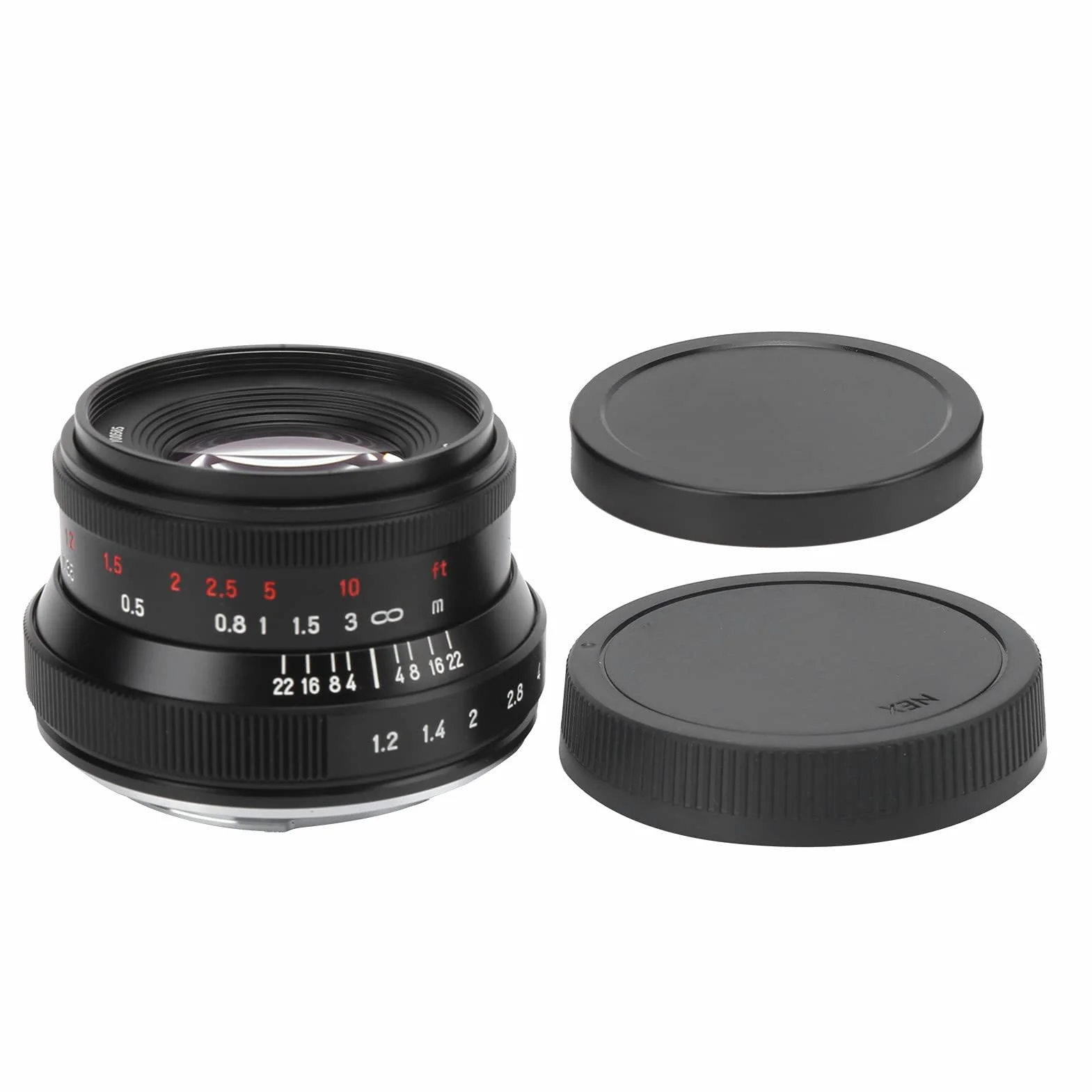 Obiektyw Aparatu z Mocowaniem E, Obiektyw 35 Mm F1.2 II o Dużej Przysłonie, Ręczna Regulacja Ostrości, Połowa Ramki/do APS-C, Stopniowana Przysłona, do Sony FS5/FS7/A6600/A6400/A6000/A3000