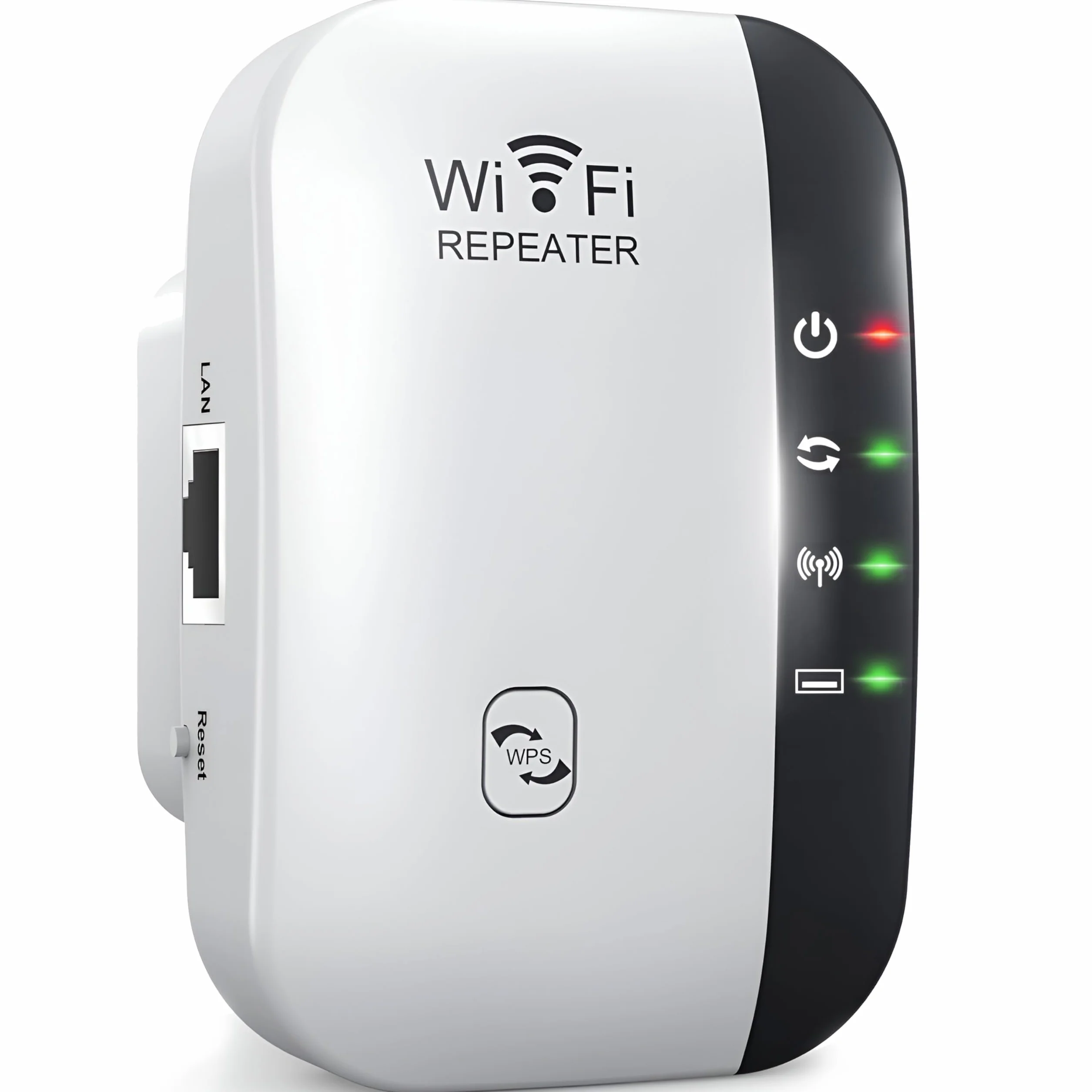 Retoo Repeater WiFi 2.4 GHz 300 Mbit/s wzmacniacz Wi-Fi z portem Ethernet WPS Access Point