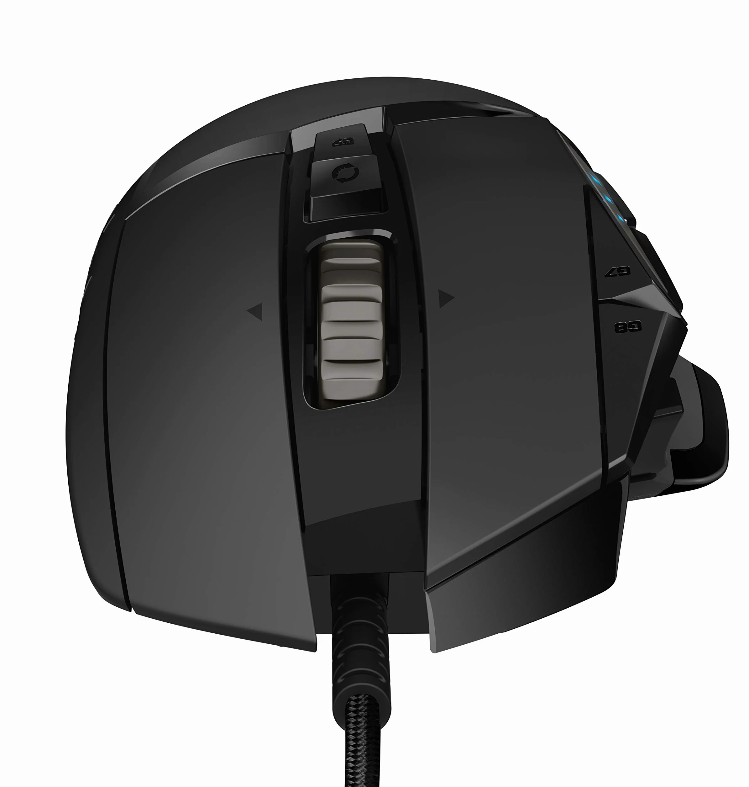 Logitech G G432 981-000770 Słuchawki Gamingowe, Czarny, 50 mm & Logitech G502 Hero High Performance 910-005470 Mysz dla graczy, czujnik Hero 25.6K; Pc, Mac, Chromebook - czarny