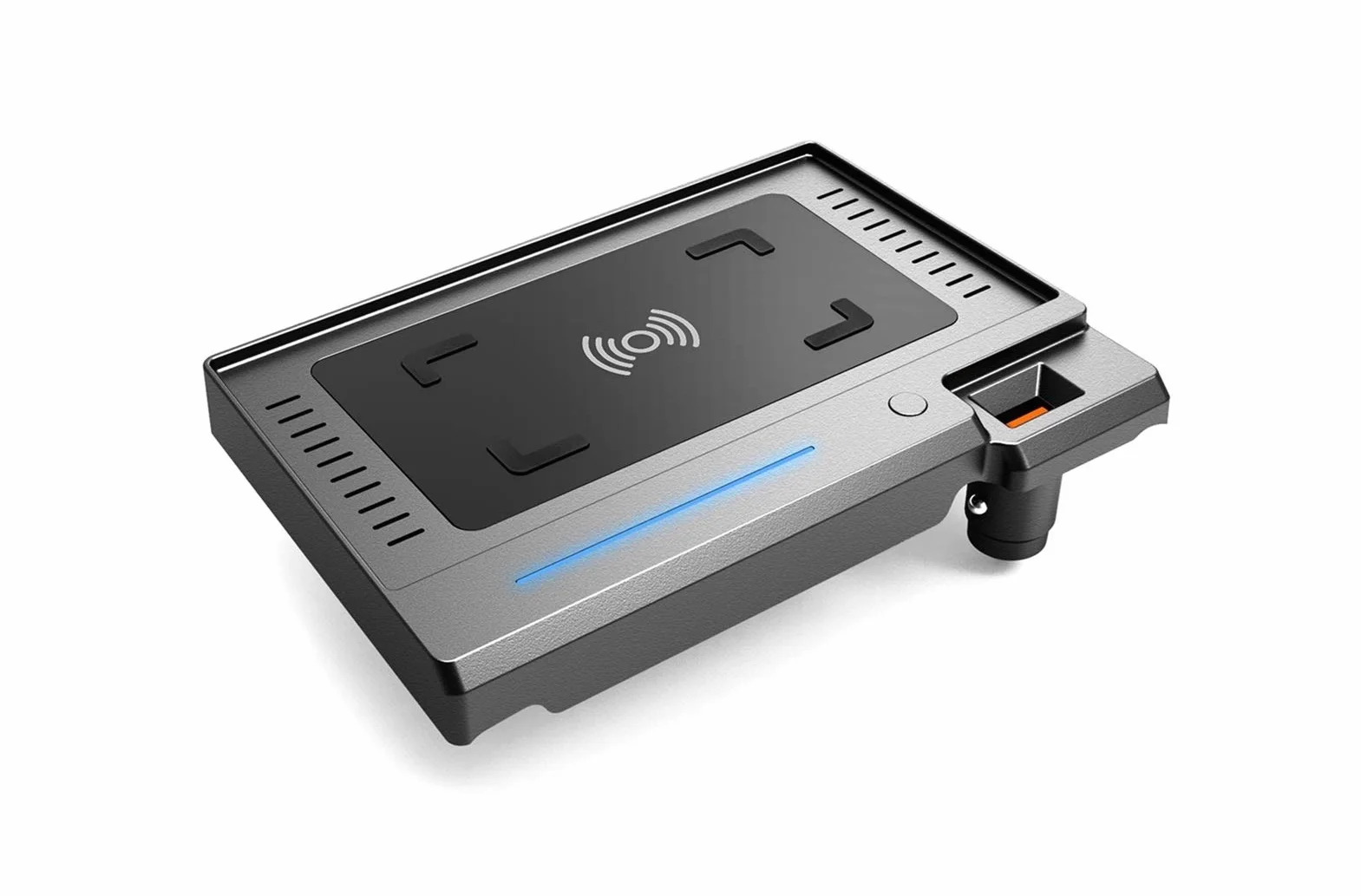 Ładowarka bezprzewodowa QI do samochodów BMW, seria 5 Akcesoria Modyfikacja wnętrza 15 W Szybka płytka ładująca telefon 2018 2019 2020 Panel ładowania samochodu Uchwyt na telefon(Three Coil 10