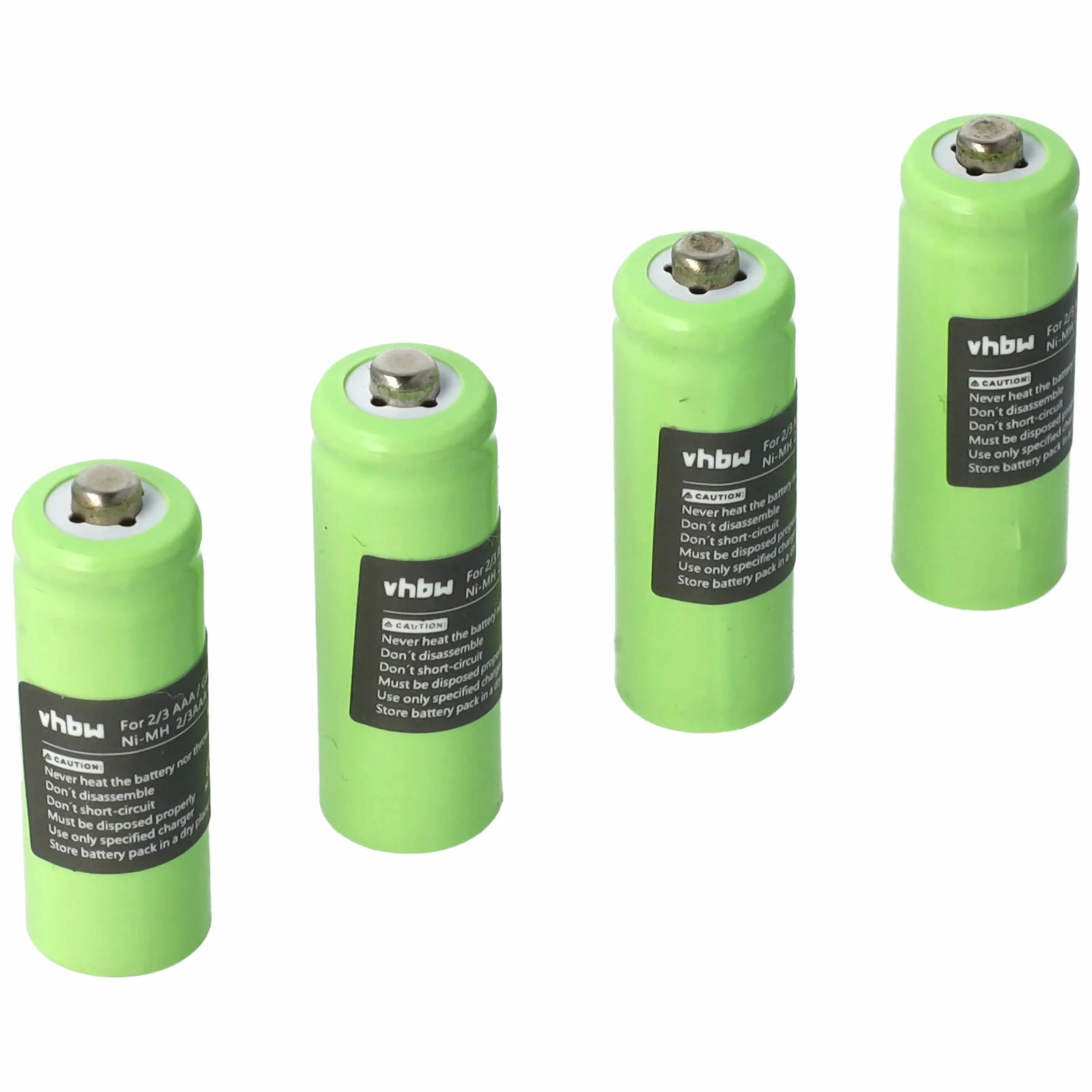 vhbw 4 x bateria kompatybilna z telefonem stacjonarnym Hagenuk Classico iDect X1, X1i, X11 (400 mAh, 1,2 V, NiMH) - zamiennik GP40AAA