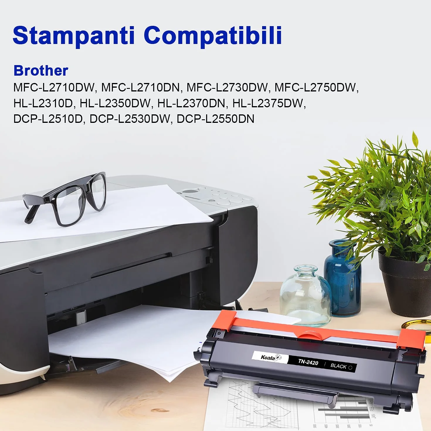 Koala kompatybilny toner zamiennik do Brother TN2410