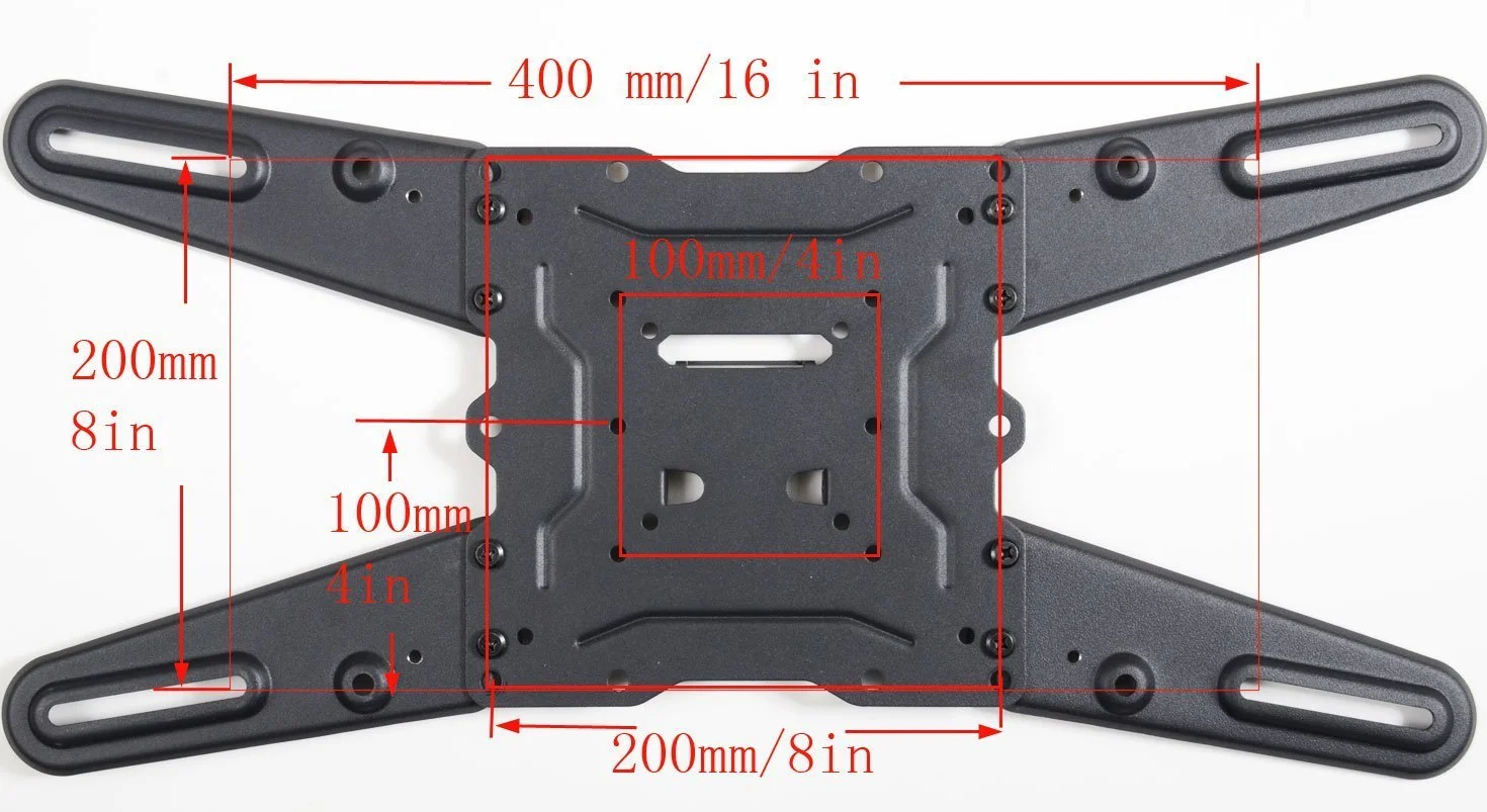 VideoSecu Ramię huśtawkowe LED LCD uchwyt ścienny do telewizora Sceptre 39" 40" 42" 47" X409BV-FHDU X405BV-FMD X405BV-FMDU X425BV-FHD3 H425BV-FHD E475BV-FMDU E425BV-FMDU E478BV-FMDU LED LCD HDTV Quasar TV Hotel TV ML531BE CH6