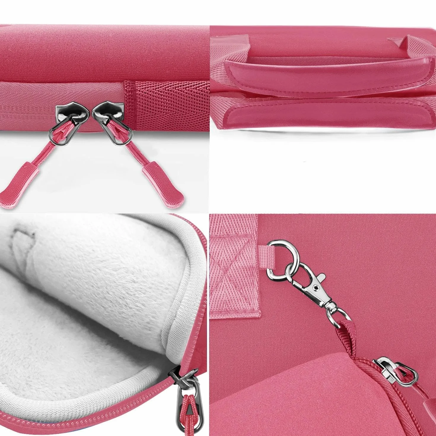 HSEOK Laptop Hülle 14 Zoll mit Kleiner Tasche, Neopren-Computertasche, kompatibel mit MacBook Pro 14" M4/M3/M2/M1 (2025–2021), MacBook Air/Pro 13" und den meisten 14-Zoll-Notebooks