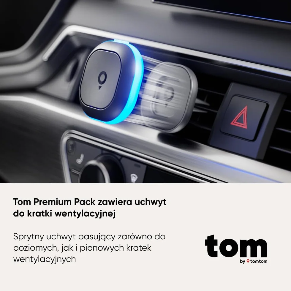 TomTom Antyradar do Samochodu - Bez Abonamentu | Tom by TT Premium Pack