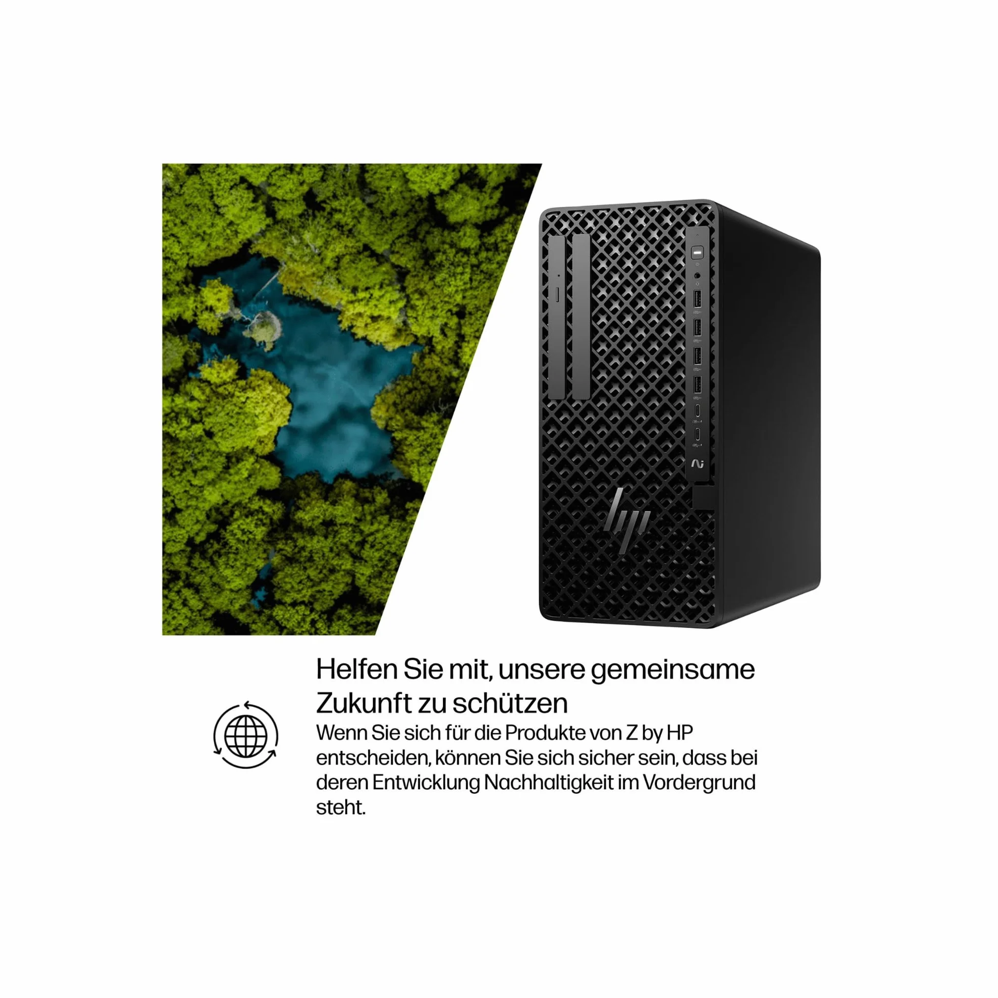 HP Z1 Tower G1i Workstation A40SYET [Intel Core Ultra 7 265, 32GB RAM, 1000GBGB SSD, Intel Grafik, Windows 11 Pro] (A40SYET#ABD)