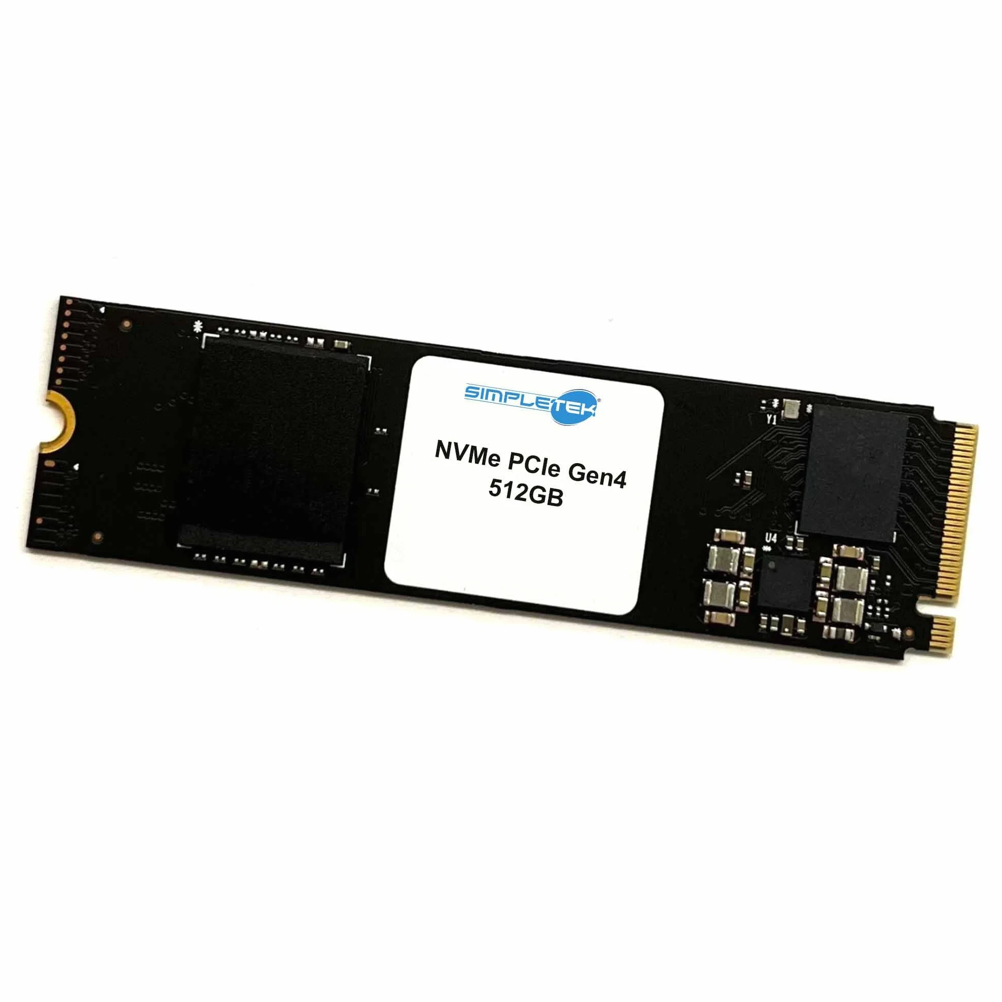 SIMPLETEK Wewnętrzny dysk SSD M.2 NVME PCI 4.0 2280 512 GB QLC 4 | 3,3 V 6000 MB/s | dysk SSD idealny do komputerów stacjonarnych i laptopów