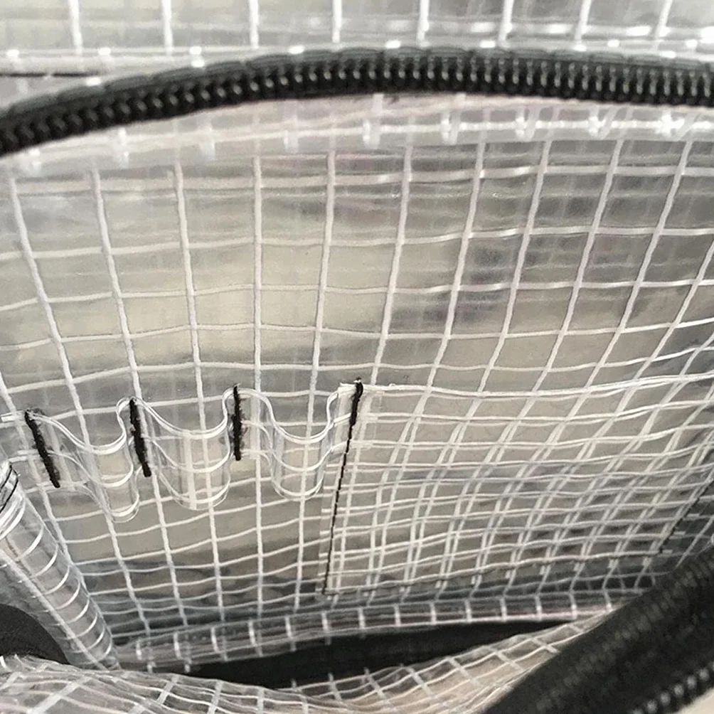 Antystatyczna przezroczysta torba z PVC do pomieszczeń czystych torba na narzędzia dla inżyniera torba na ramię do umieszczania narzędzi komputerowych w pomieszczeniach czystych torby z przezroczysteg