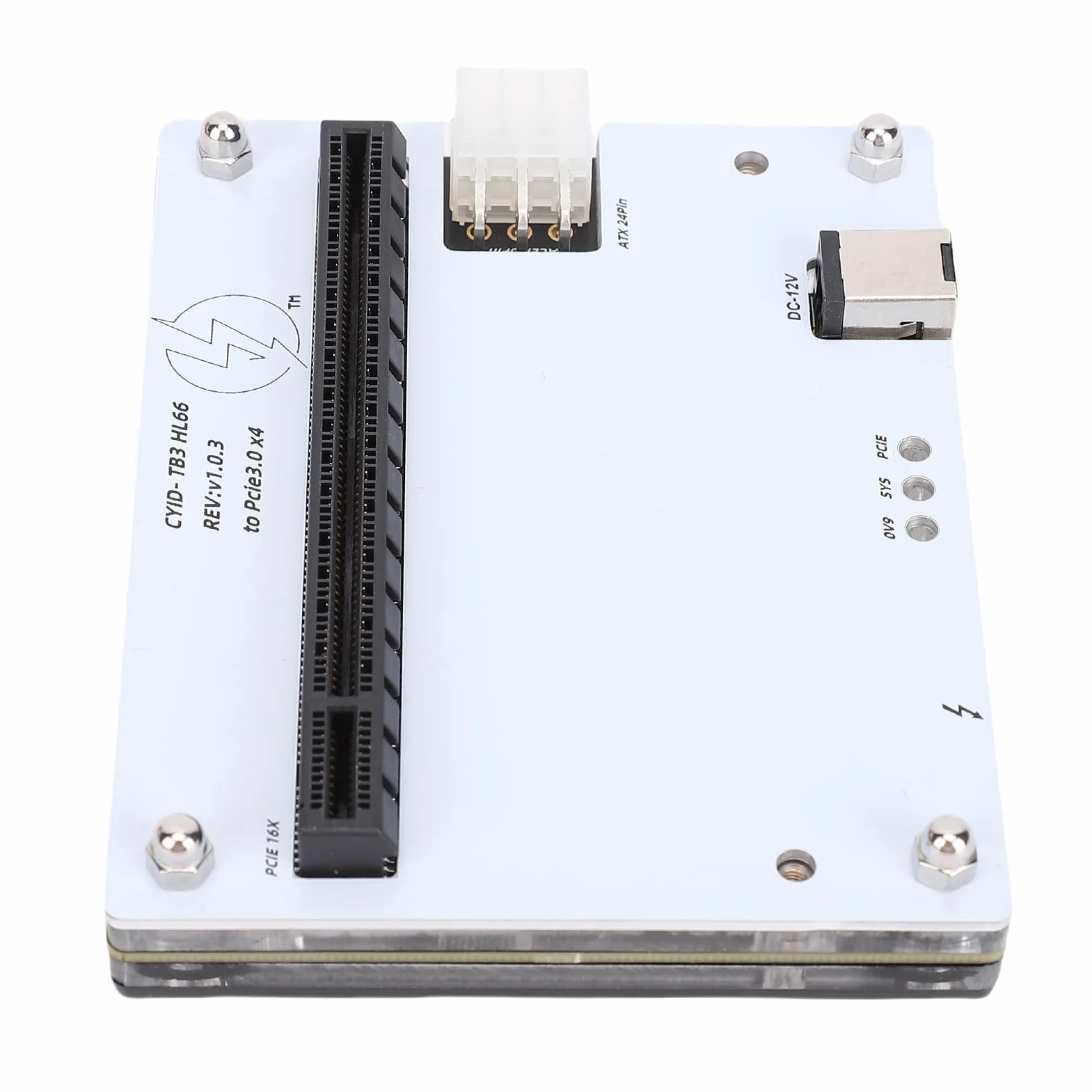 Greensen Zewnętrzna Stacja Dokująca do Kart Graficznych, Stacja Dokująca do Kart Graficznych USB 4.0 z płytką drukowaną i Kontrolerem JHL7440, Gniazdo PCIe 16X z możliwością Wymiany Podczas Pracy o