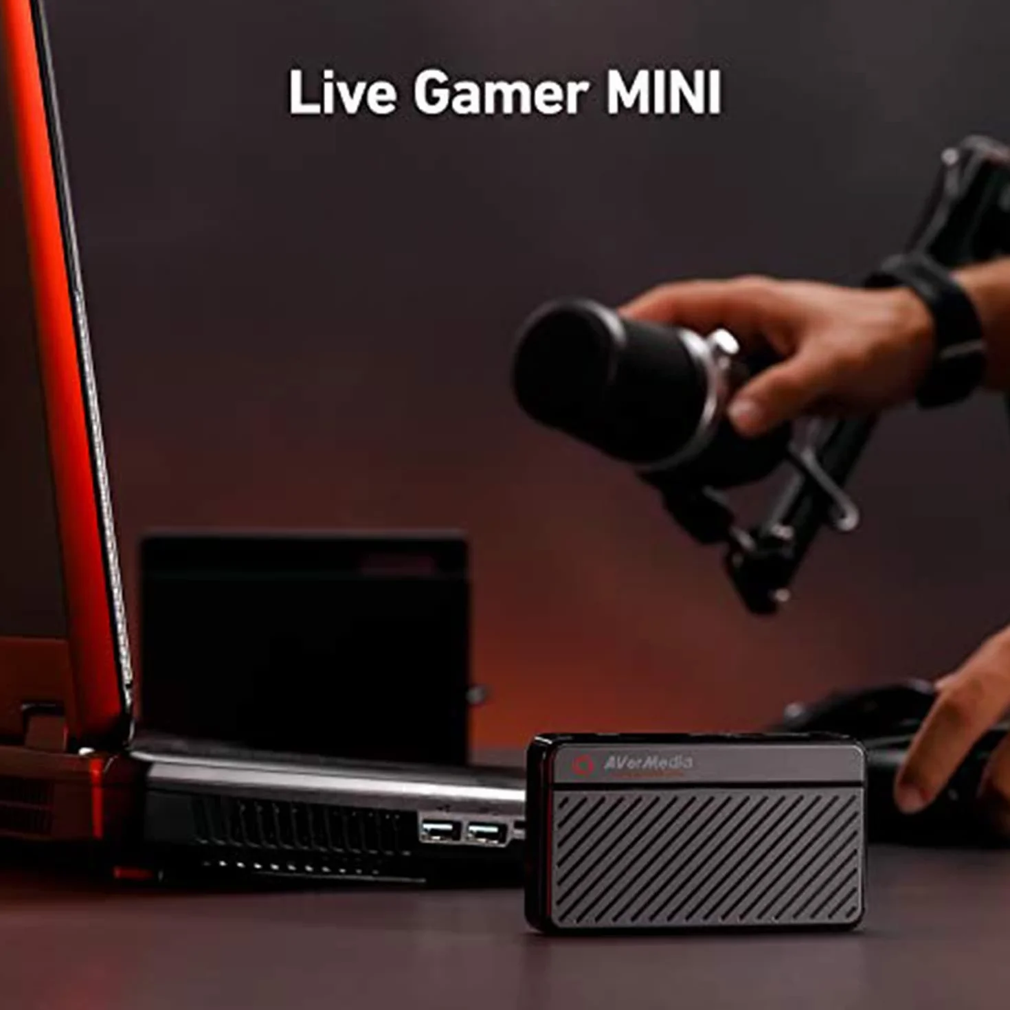Avermedia Live Gamer MINI GC311, Karta Przechwytująca, Kompatybilny z Nintendo Switch, Play Station 4, Xbox, iPhone, iPad (GC311) GDDR4, AGP PCI Express x 4, Czarny