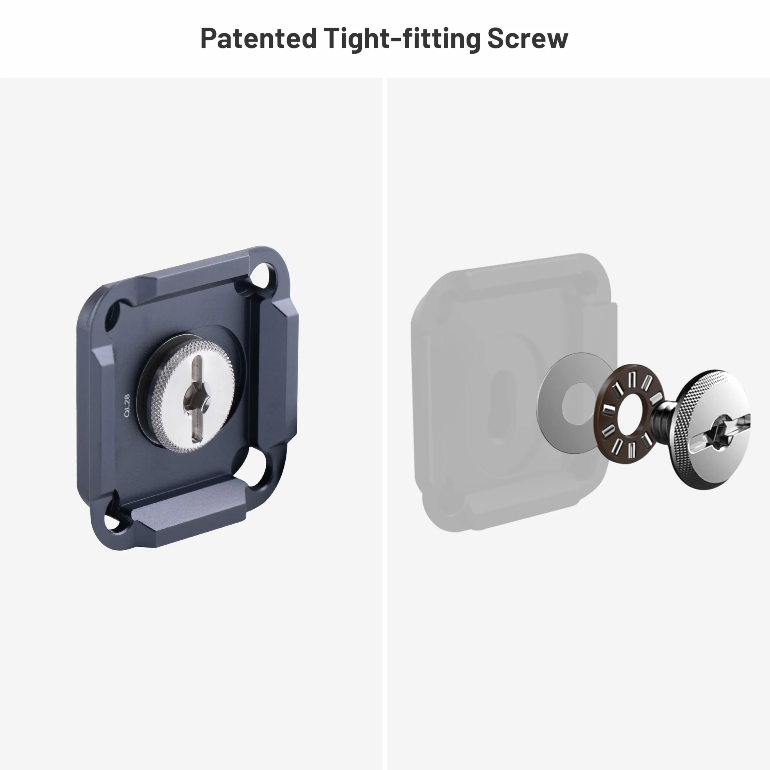 PGYTECH Arca-Swiss Quick Release Plate, Multidirectional Mounting, Compatible with Sony, Canon, Nikon and most Camera Systems (Single Plate)