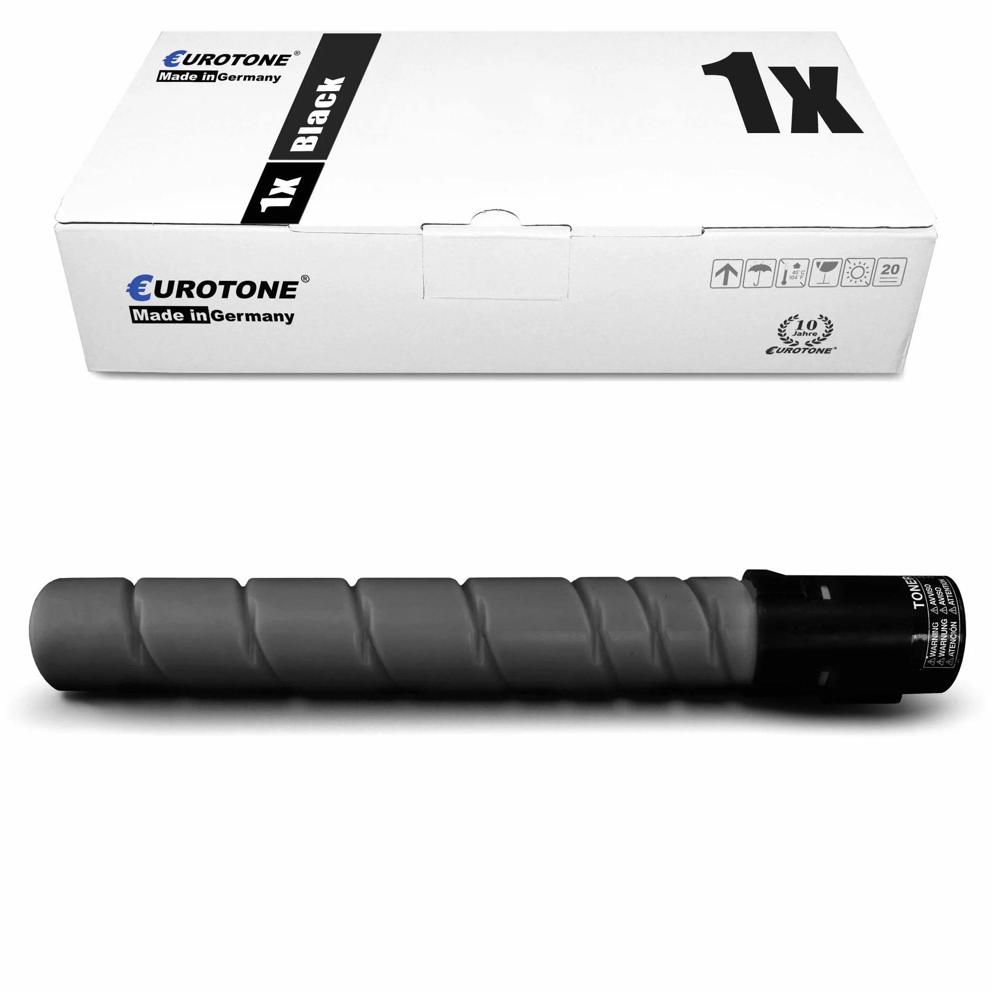 1 x Eurotone toner do Konica Minolta C364e C284e C364 C284 C224e C224 zastępuje TN-321K TN321K Black
