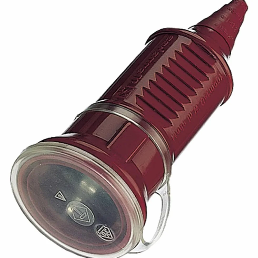 Mennekes 10844 – przedłużacz IP44 16 A, 2-biegunowy + E 230 V, czerwony