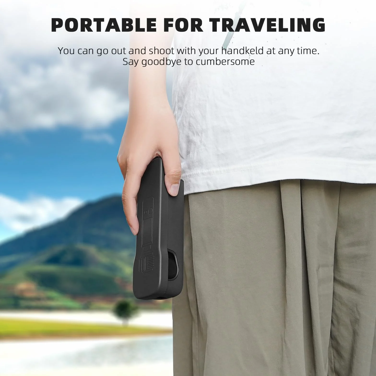 BRDRC Pocket 3 Cover Case for DJI Osmo Pocket 3 Creator Combo, twardy futerak ochronny