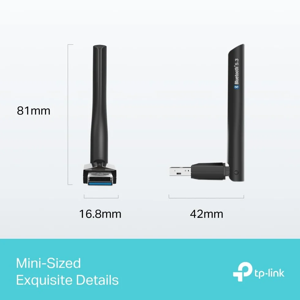 TP-Link UB500 Plus Adapter Bluetooth 5.3 USB z anteną zewnętrzną zasięg 20 m